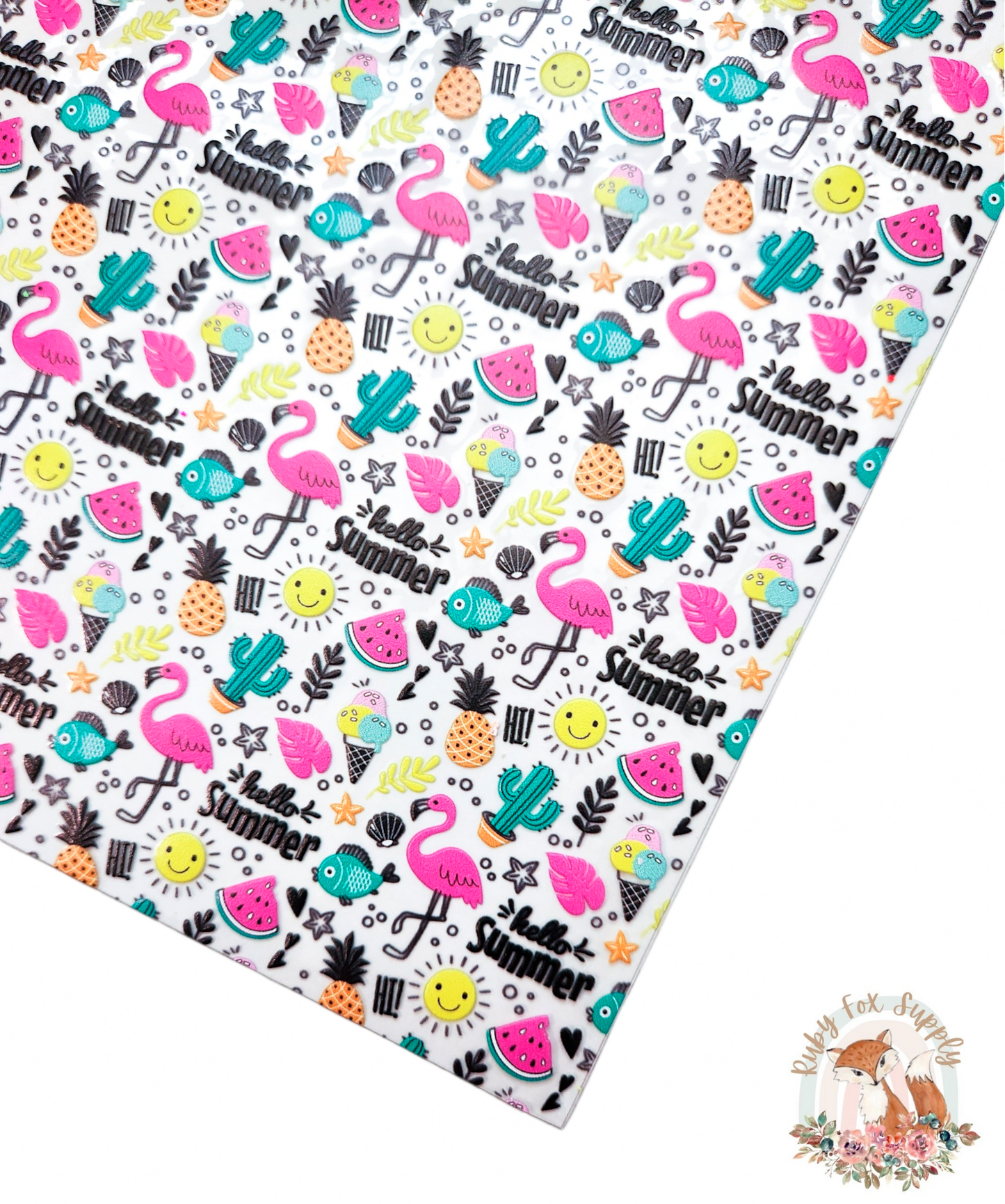 Hello Summer Printed Jelly sheet