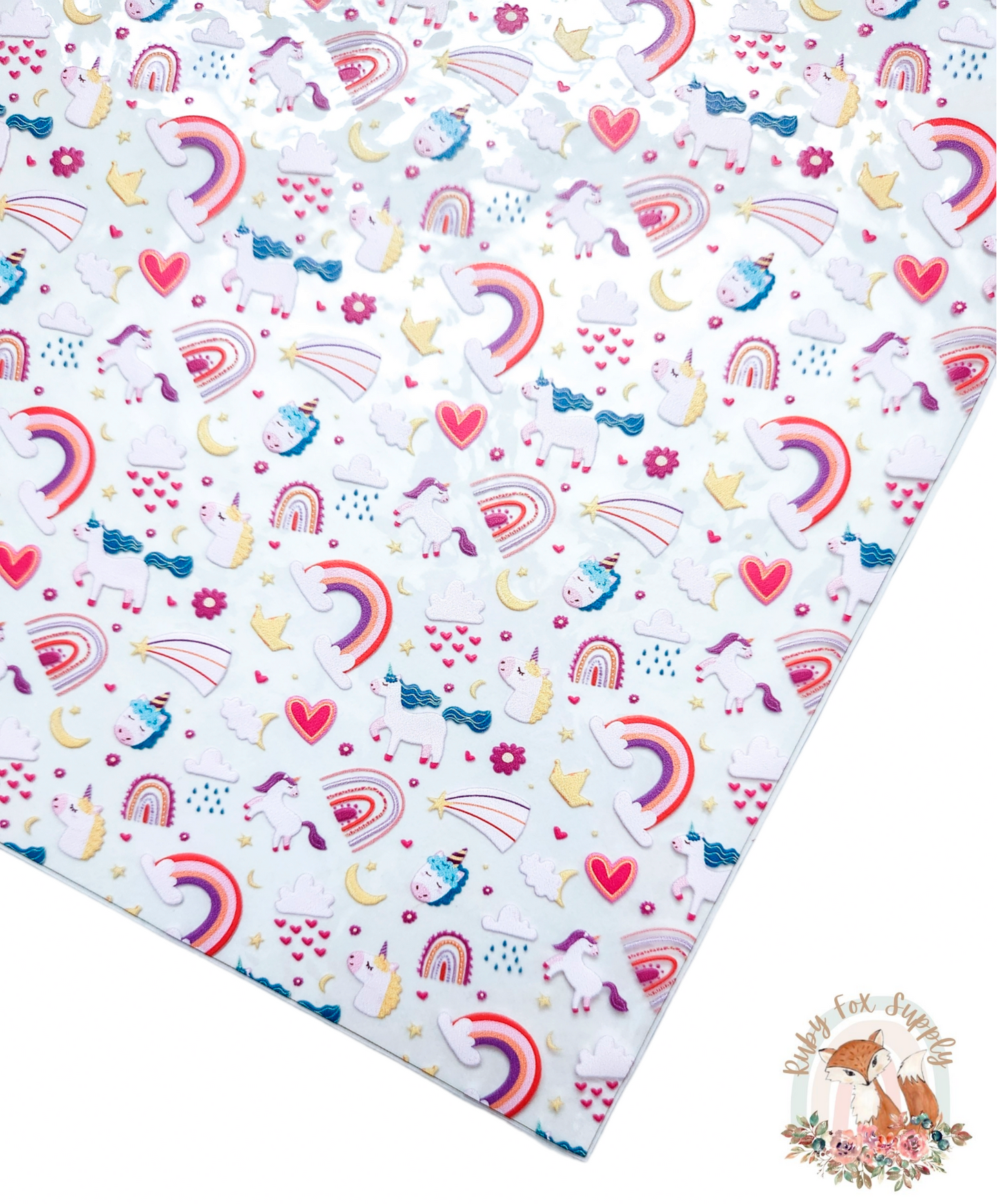 Unicorns and Rainbows Printed Jelly sheet