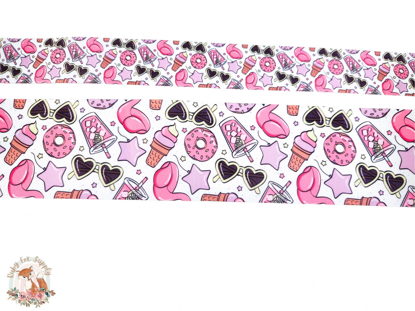 Pool Icons 3"/1.5" Ribbon