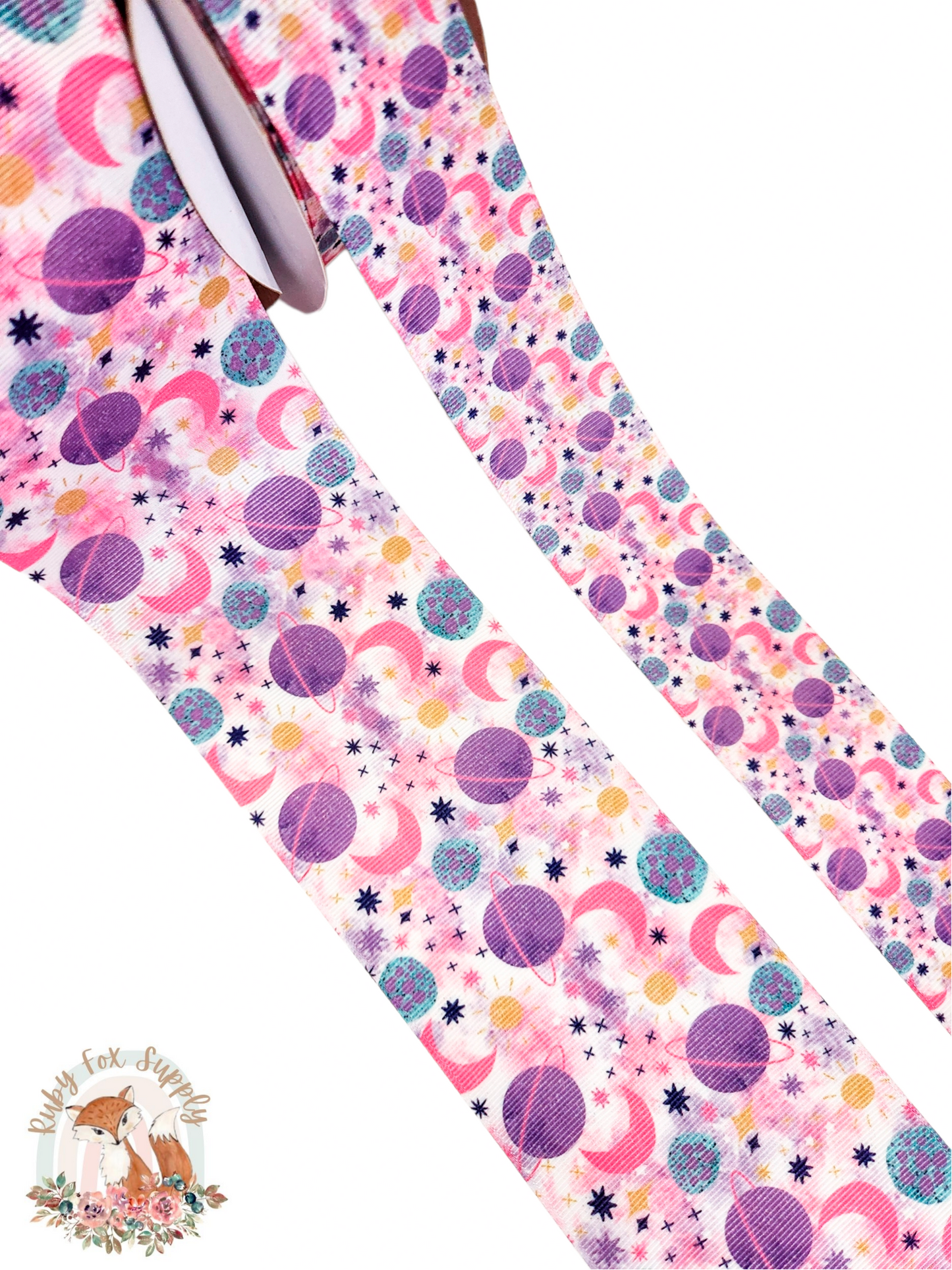 Girly Space 3"/1.5" Ribbon