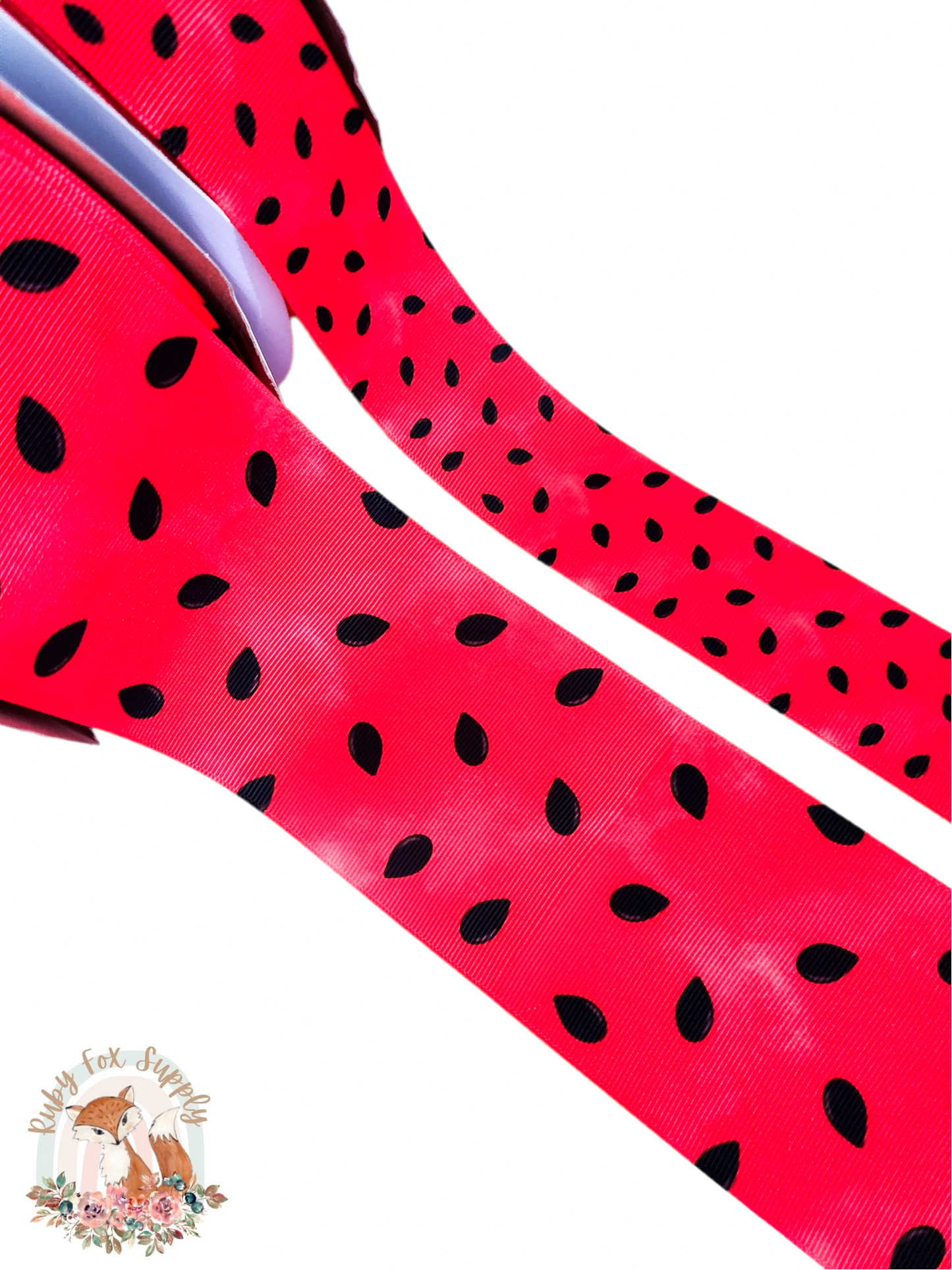 Watermelon Seeds 3"/1.5" Ribbon