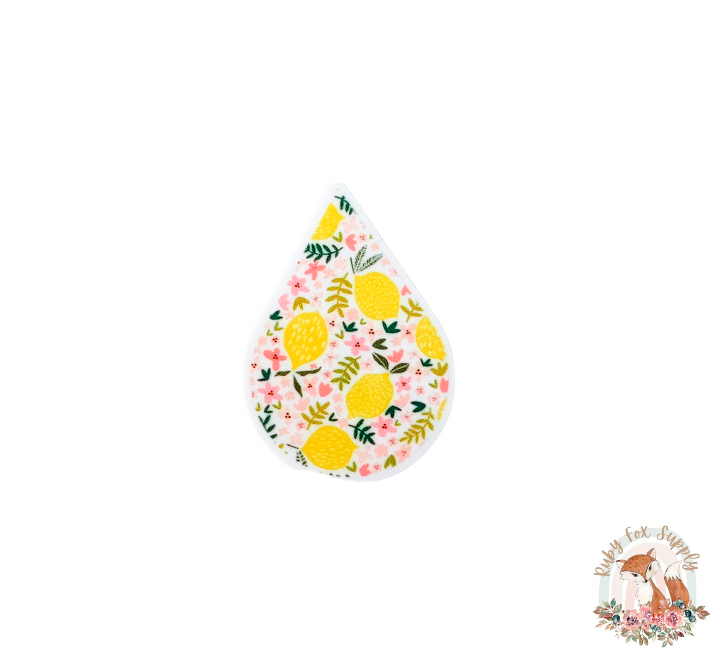 Lemons Resin Earrings