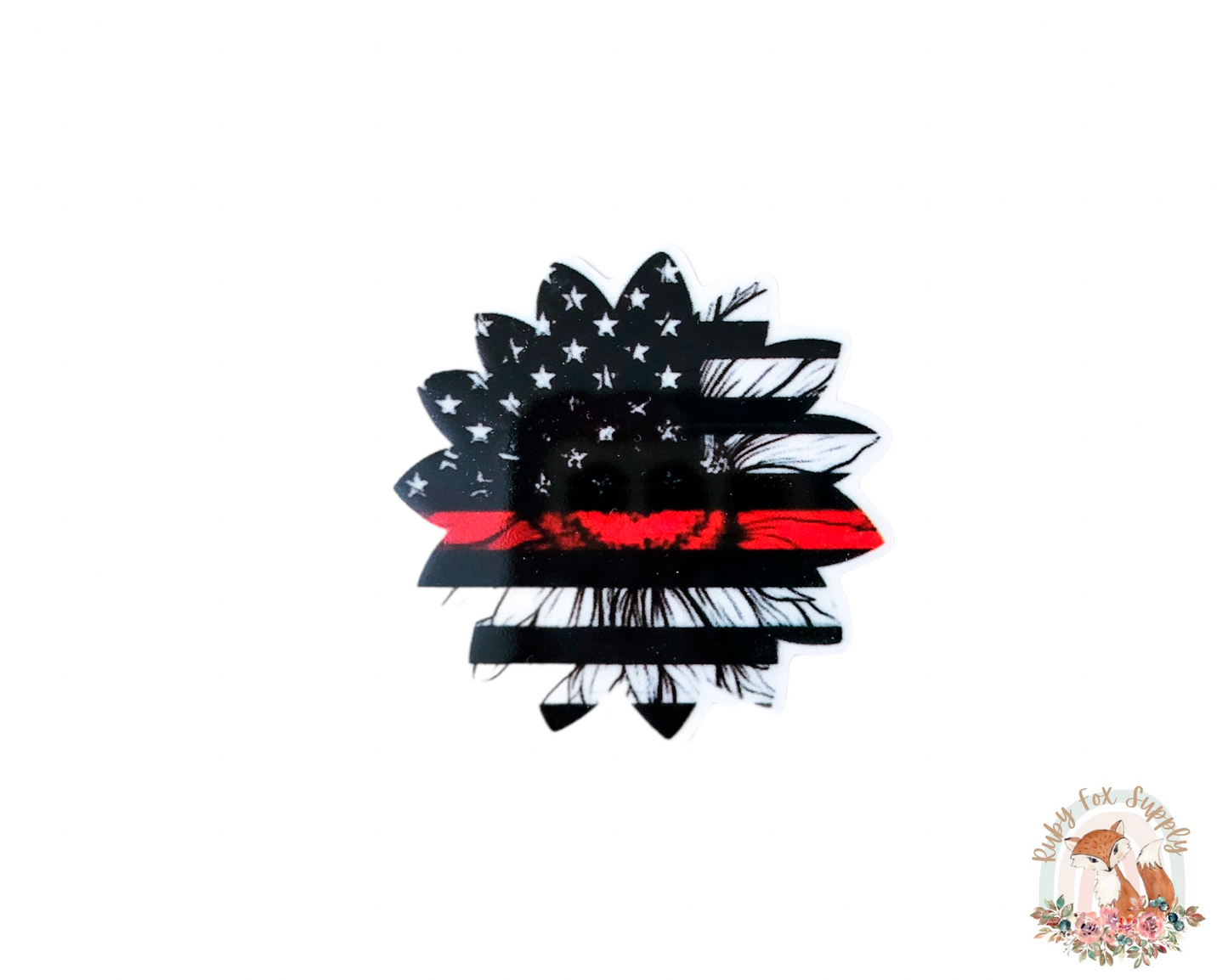 Firefighter Flower Resin