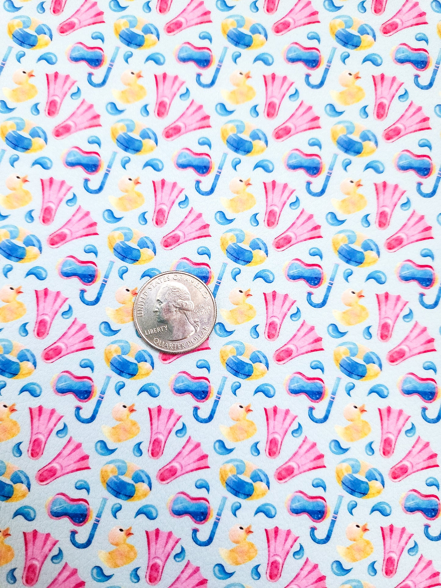 Snorkel Gear 9x12 faux leather sheet