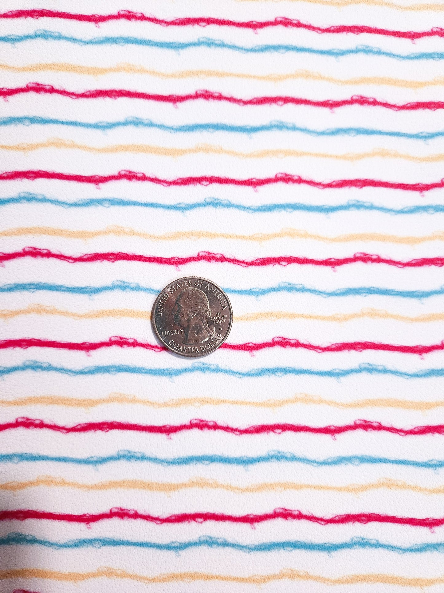 Scribbly Stripes 9x12 faux leather sheet