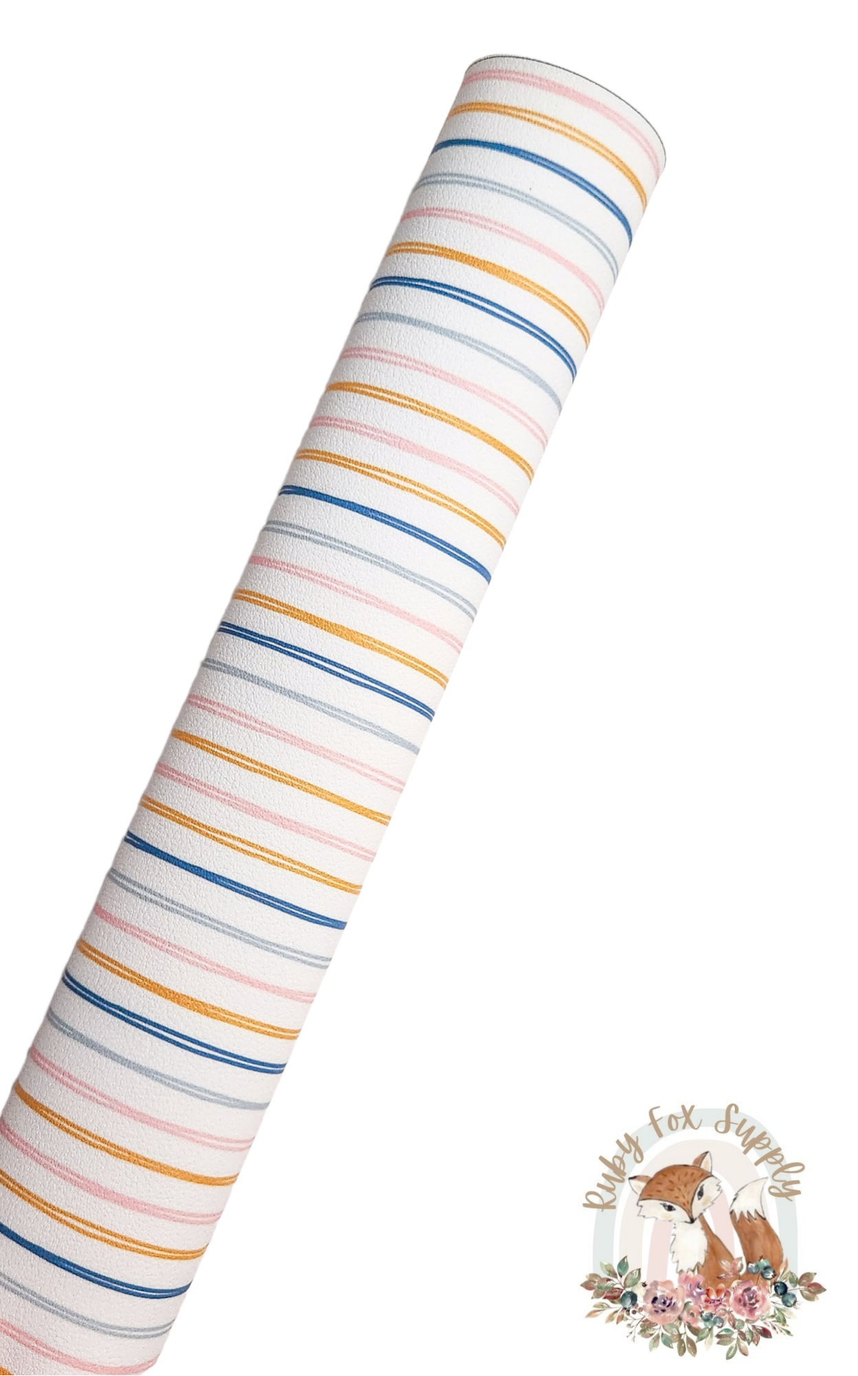 Drawn Stripes 9x12 faux leather sheet