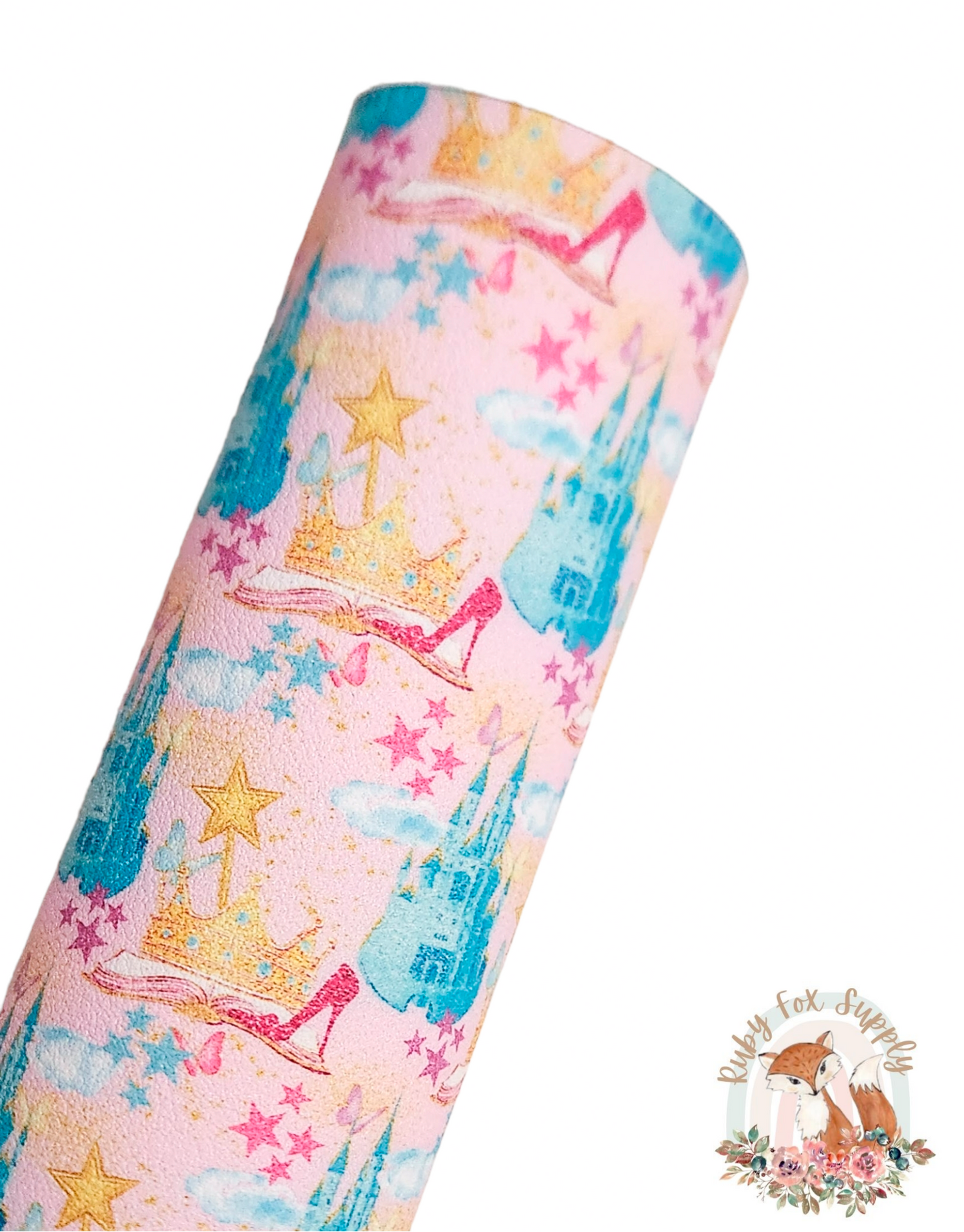 Princess Castle 9x12 faux leather sheet