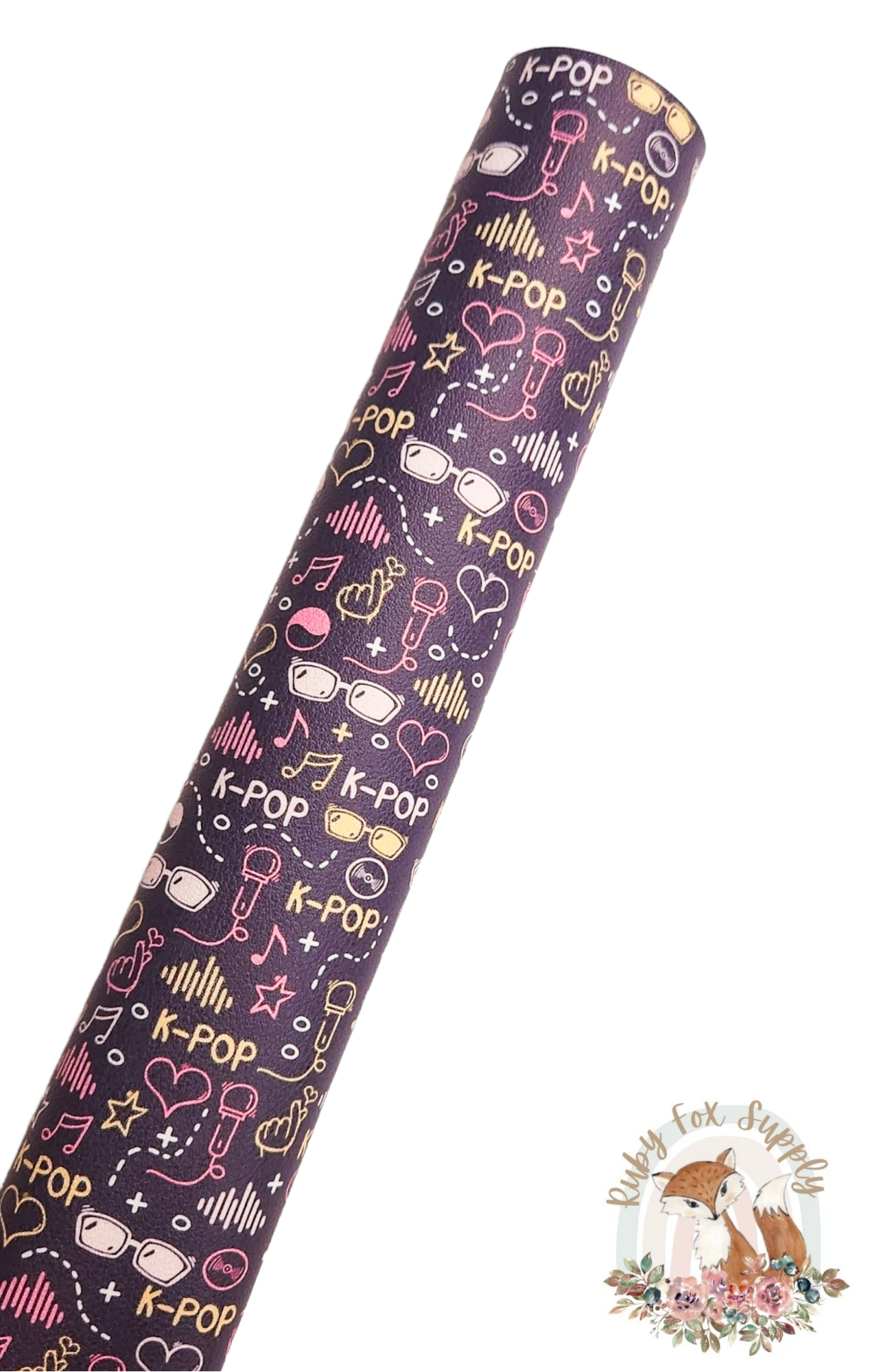 K-Pop Icons 9x12 faux leather sheet