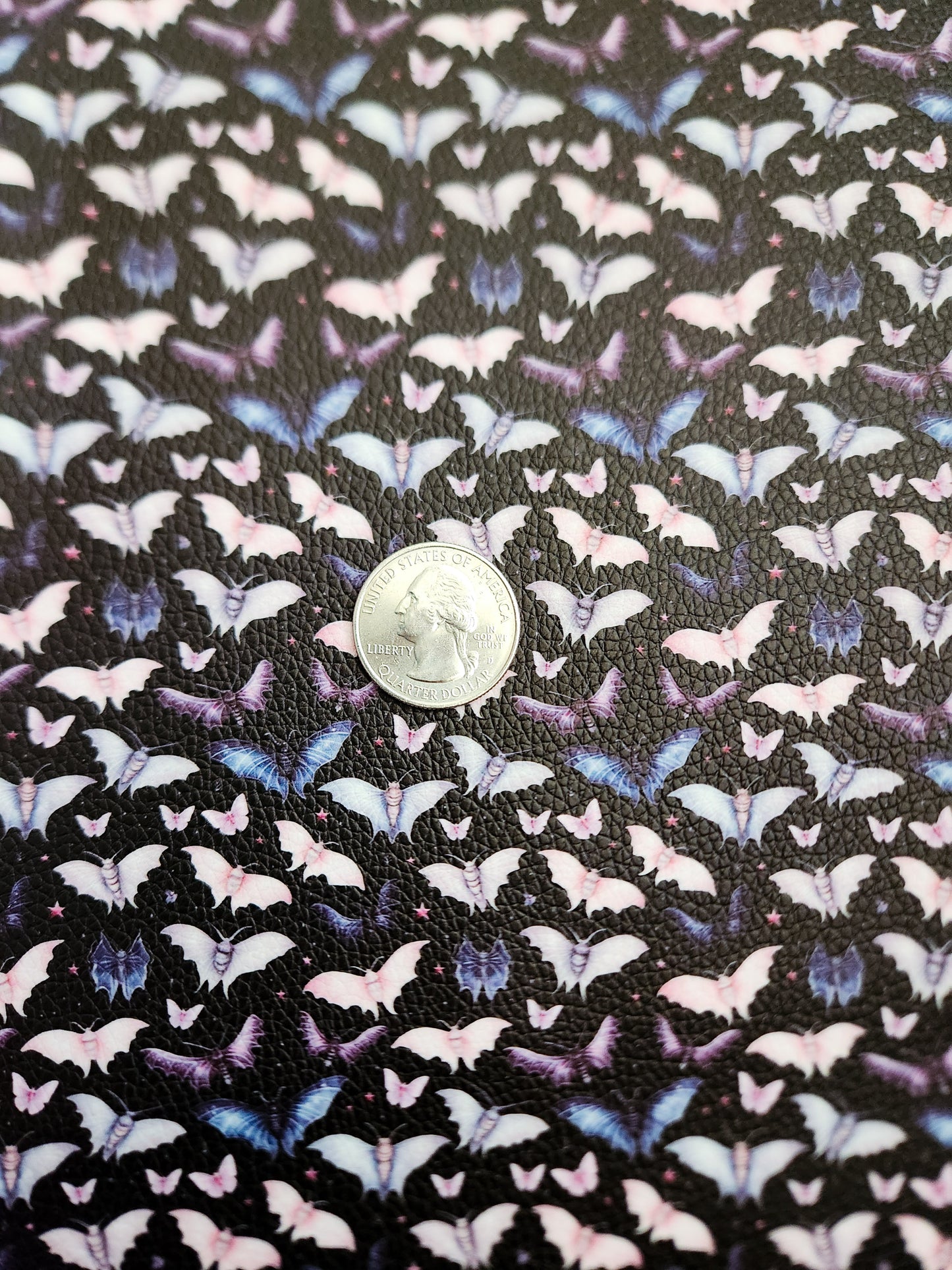 Bat Varieties 9x12 faux leather sheet