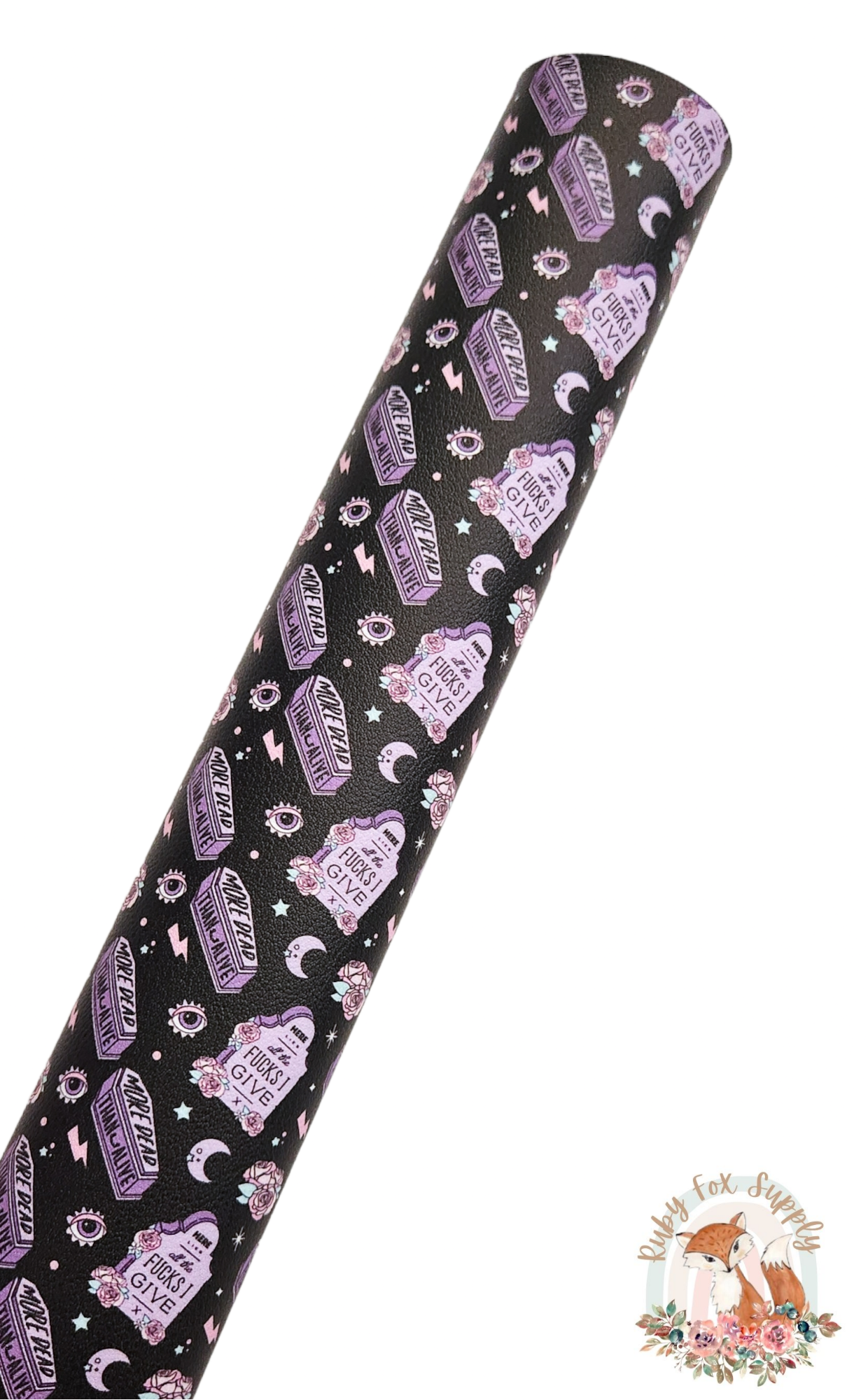 Adult Coffins 9x12 faux leather sheet