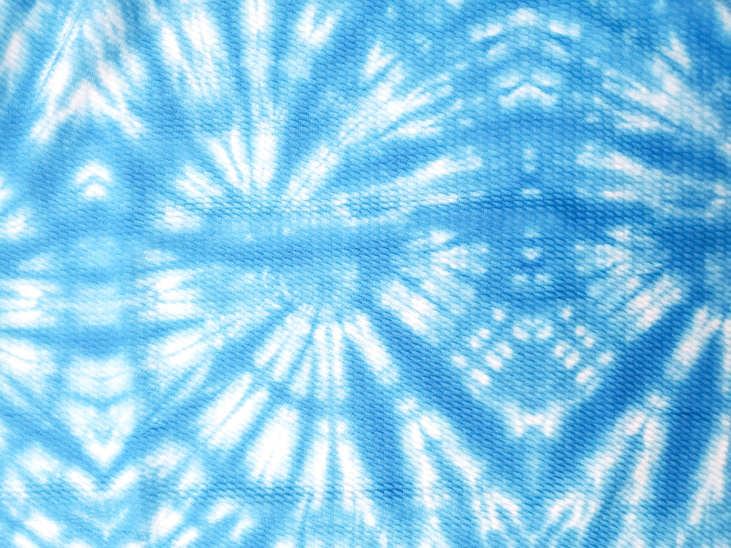 Blue Tie Dye Bullet Fabric Strip