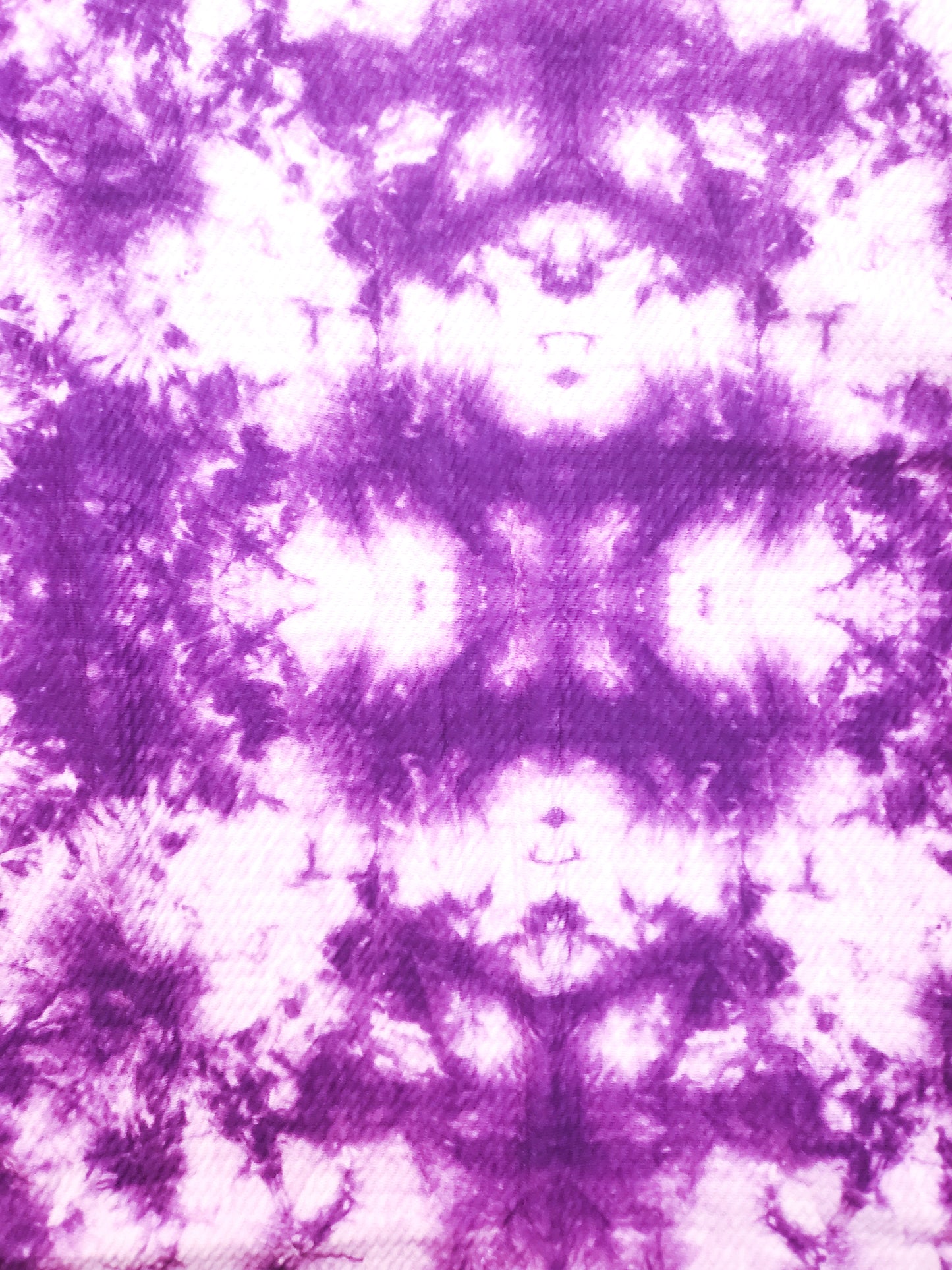 Purple Tie Dye Bullet Fabric Strip