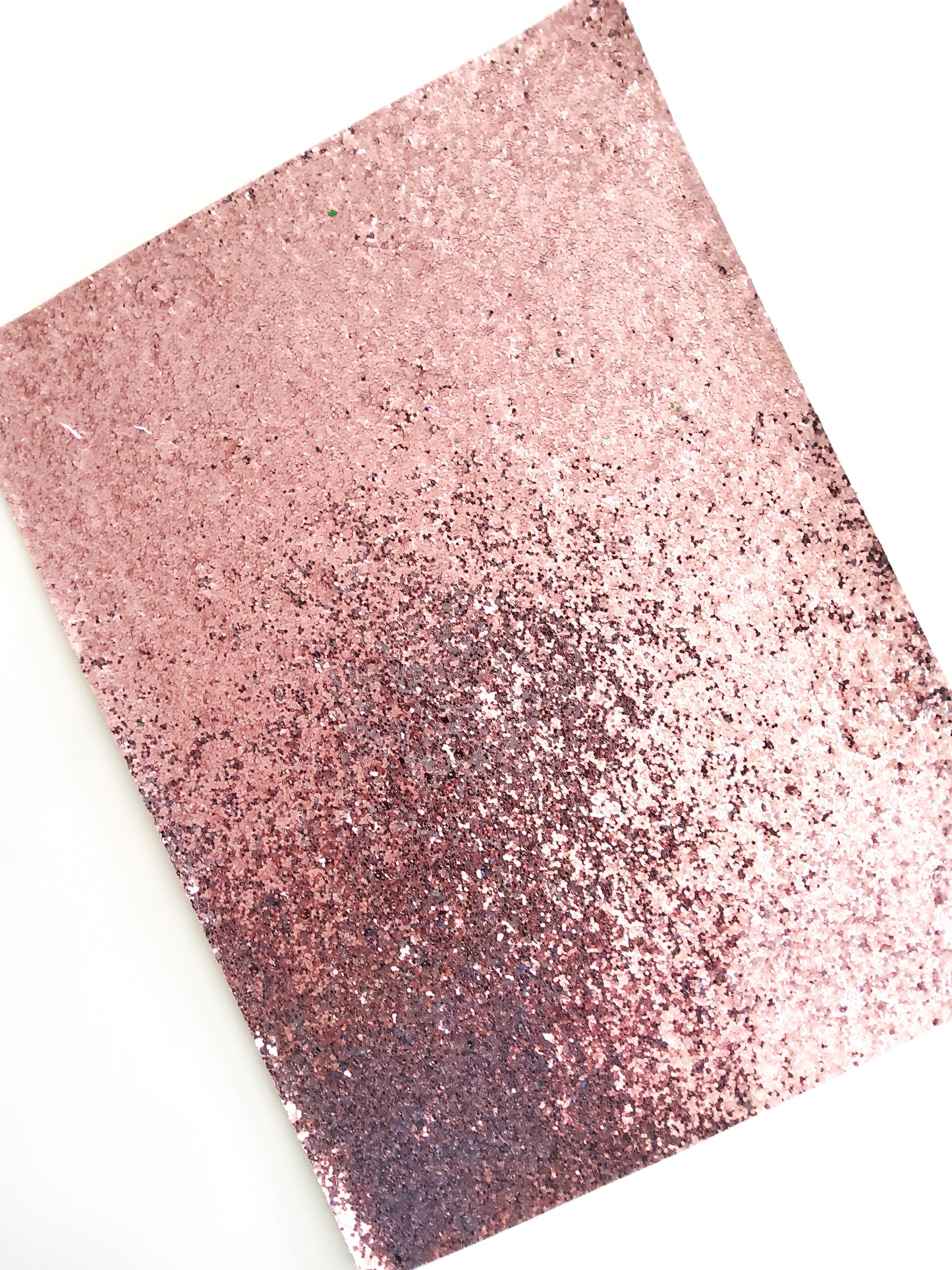 Light Pink Chunky Glitter 9x12 thin faux leather sheet