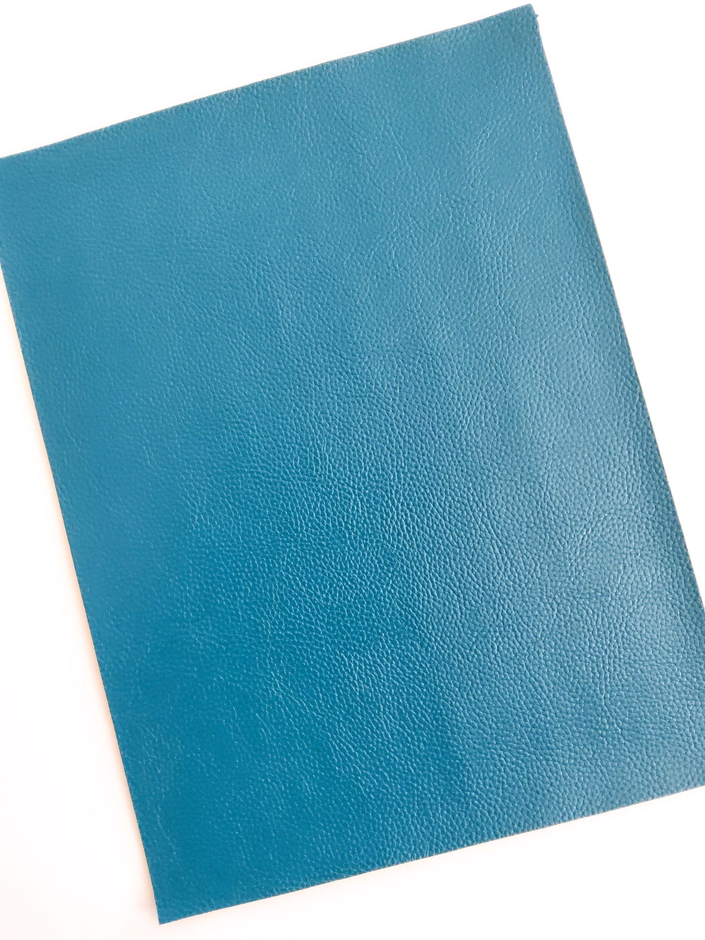 Teal Pebbled 9x12 faux leather sheet