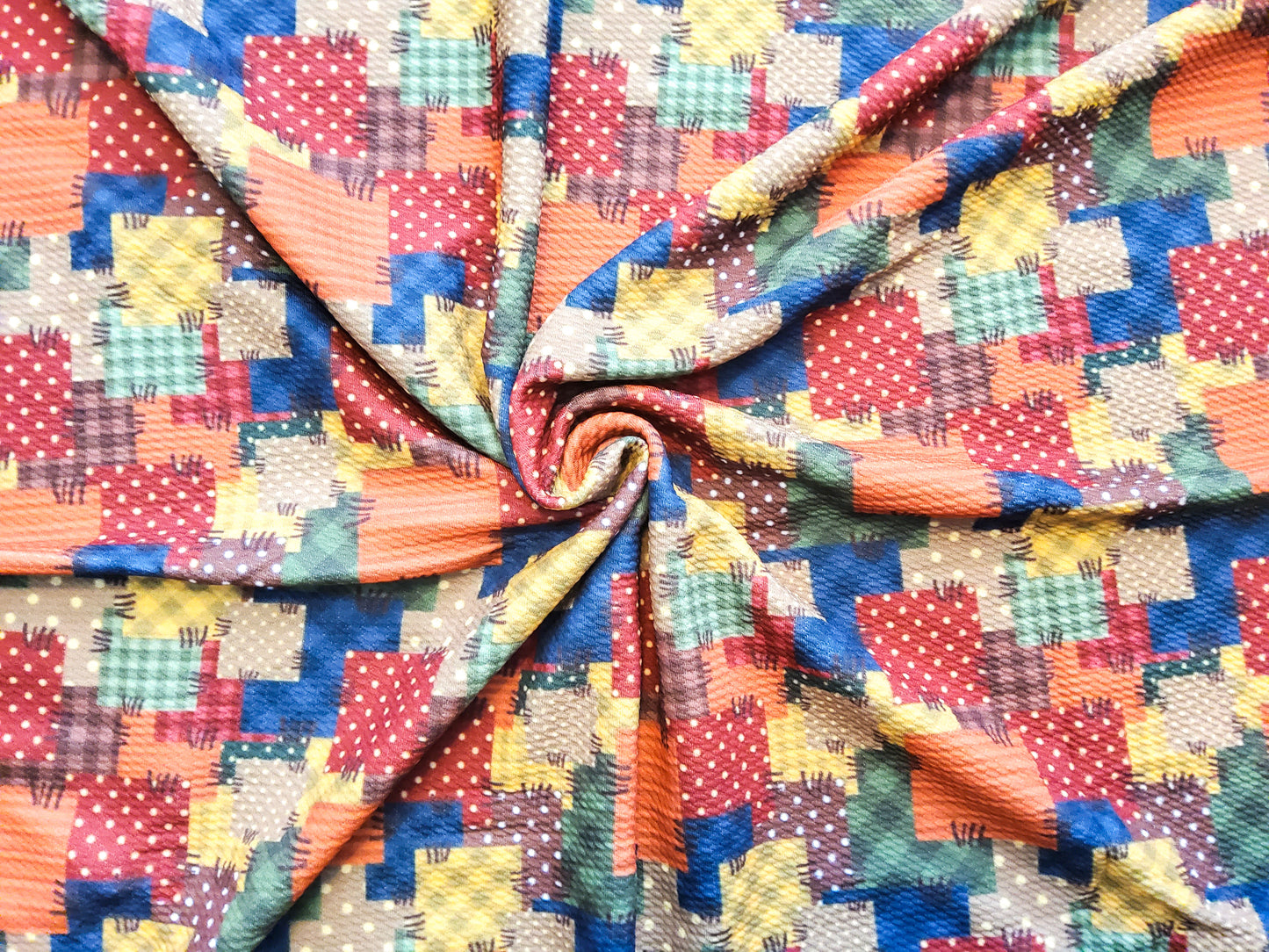 Scarecrow Patches Bullet Fabric Strip