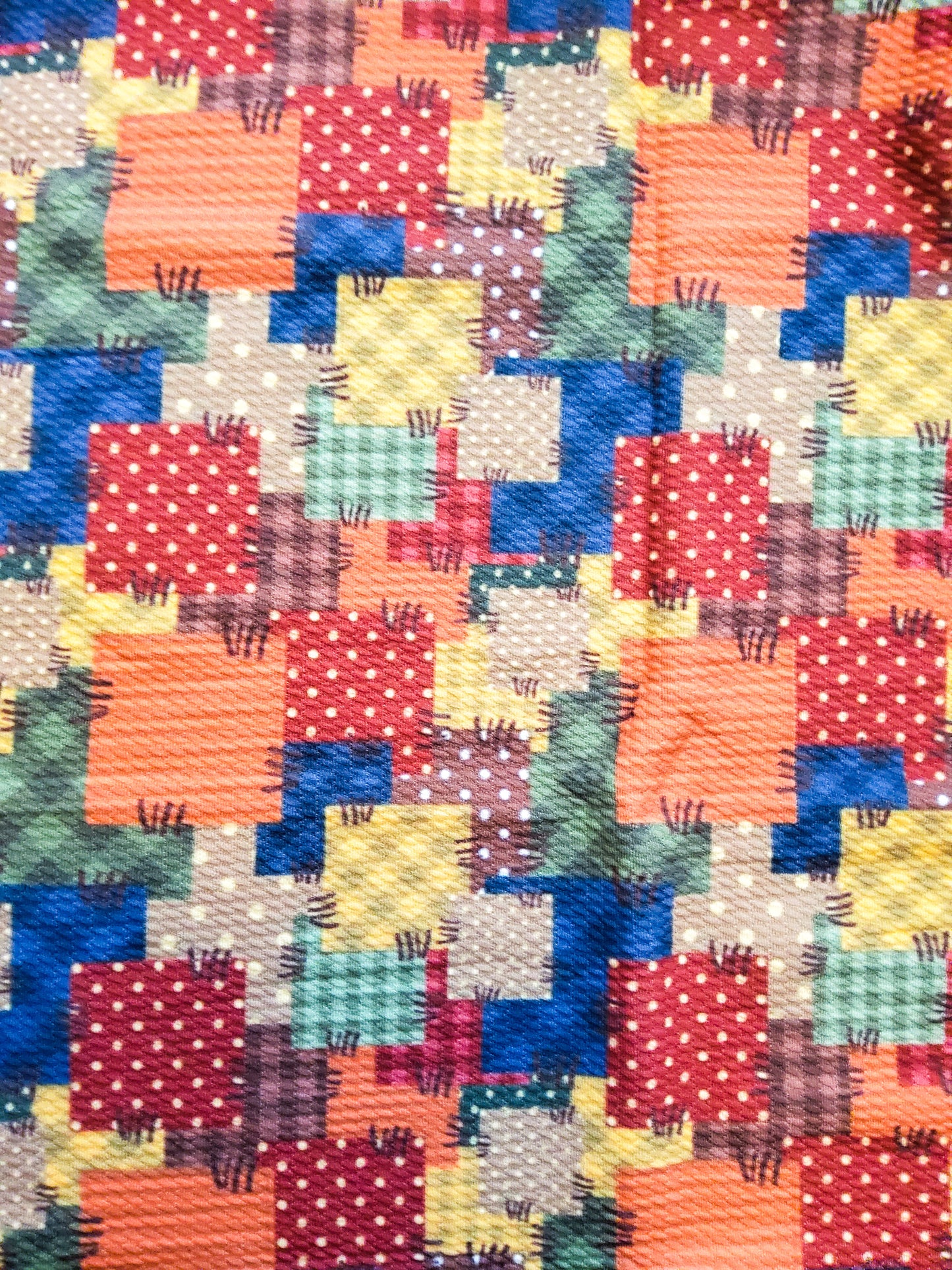 Scarecrow Patches Bullet Fabric Strip