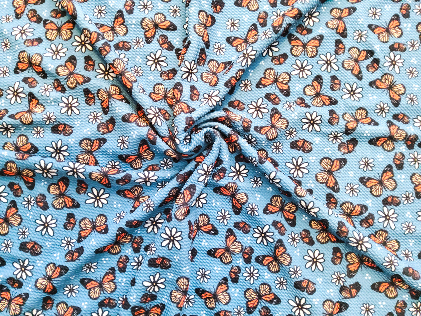 Monarch Butterfly Bullet Fabric Strip