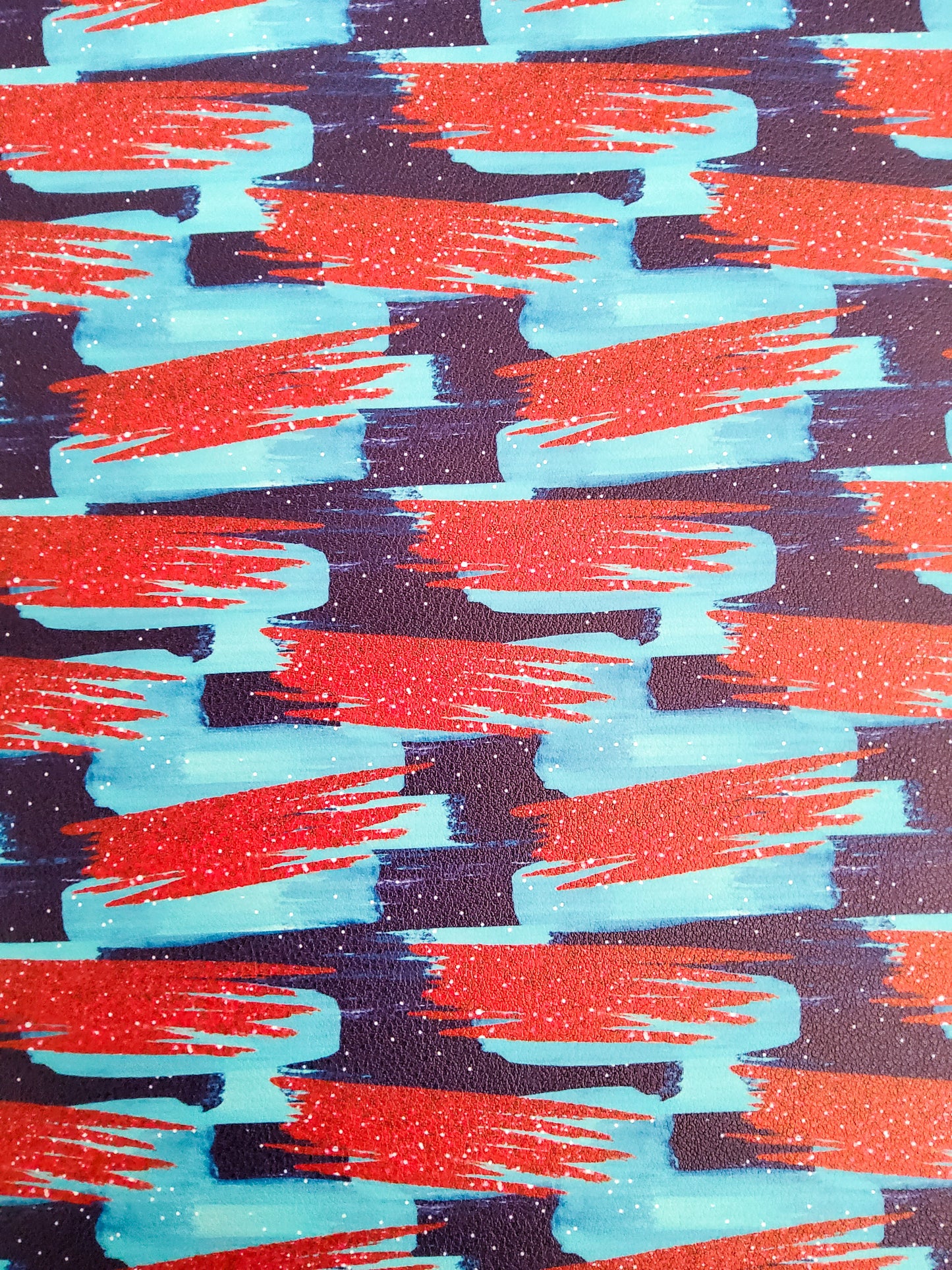 Winter Brushstrokes 9x12 faux leather sheet