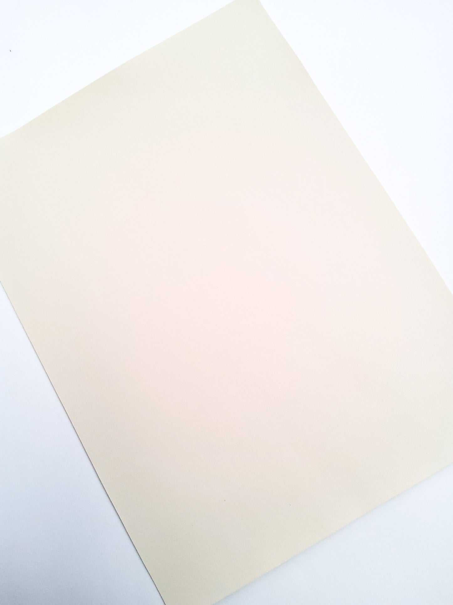 Ivory Smooth 9x12 faux leather sheet