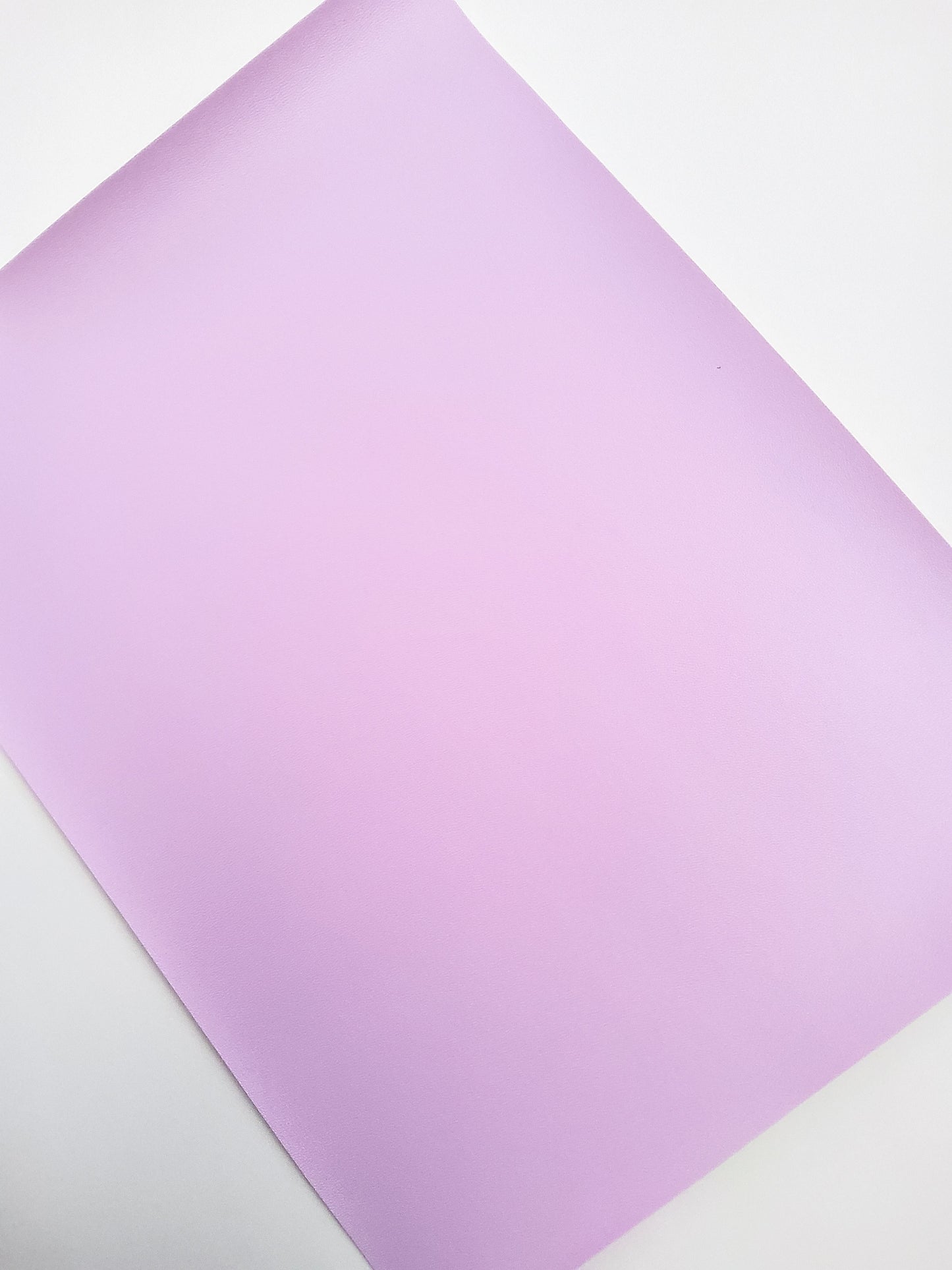 Light Lavender Smooth 9x12 faux leather sheet