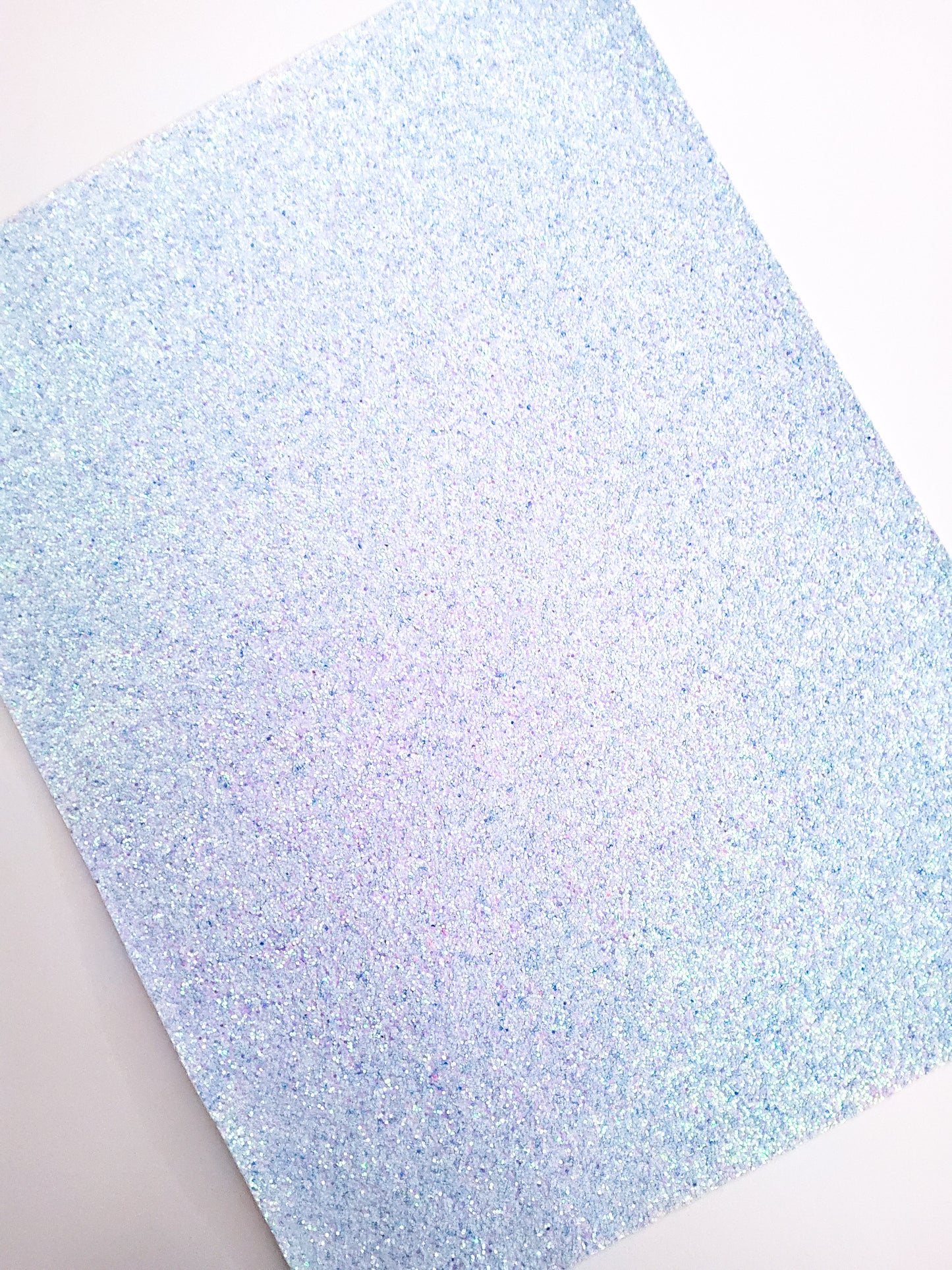 Icy Blue Chunky Glitter 9x12 faux leather sheet
