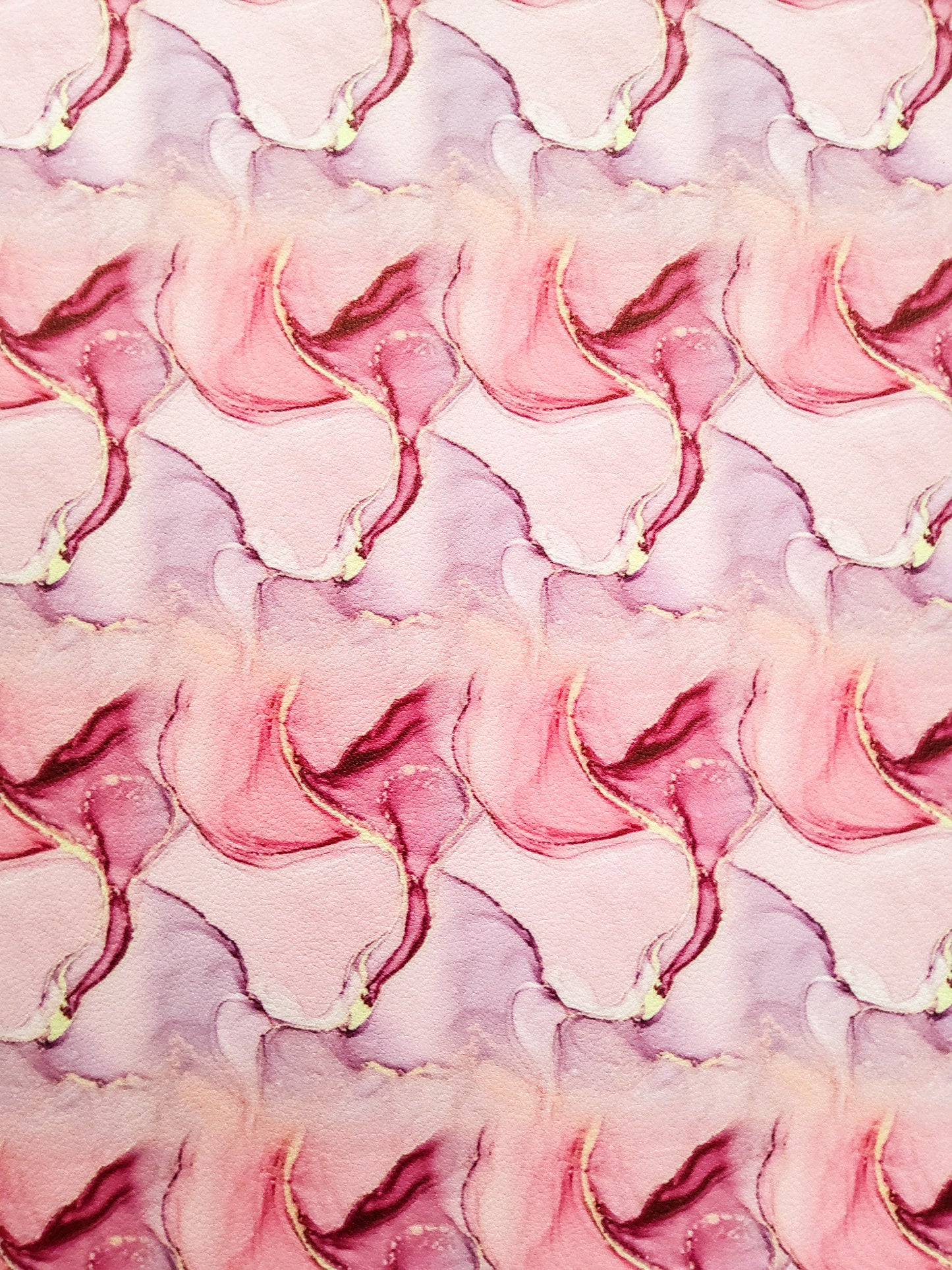 Rose Gold Marble 9x12 faux leather sheet