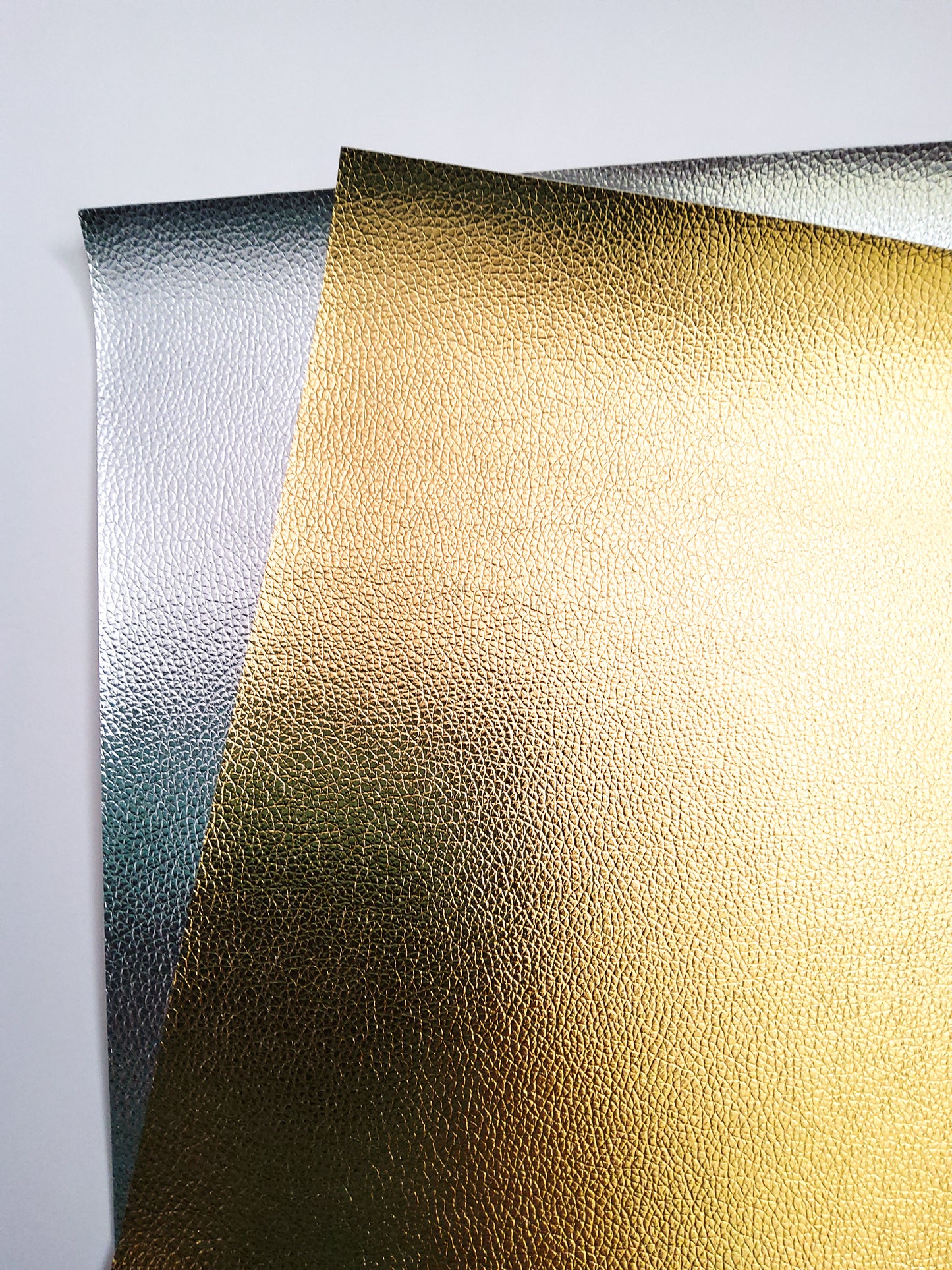 Metallic Shades Pebbled Set 9x12 faux leather sheet