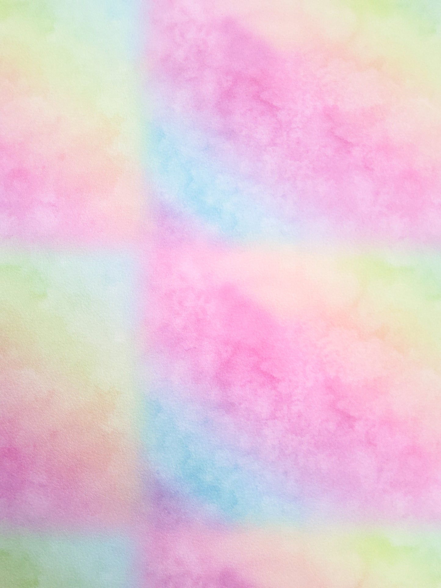 Tie Dye Pastel 9x12 faux leather sheet