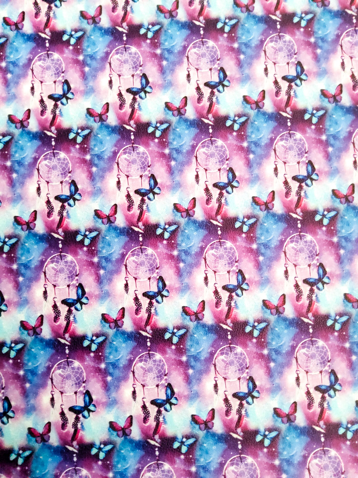 Purple Dreamcatcher 9x12 faux leather sheet