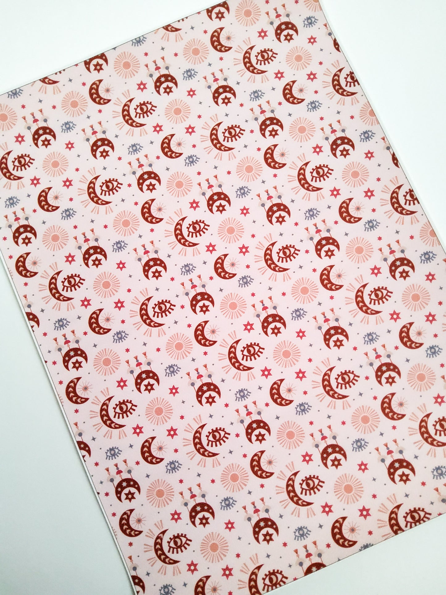 Muted Witch Icons 9x12 faux leather sheet