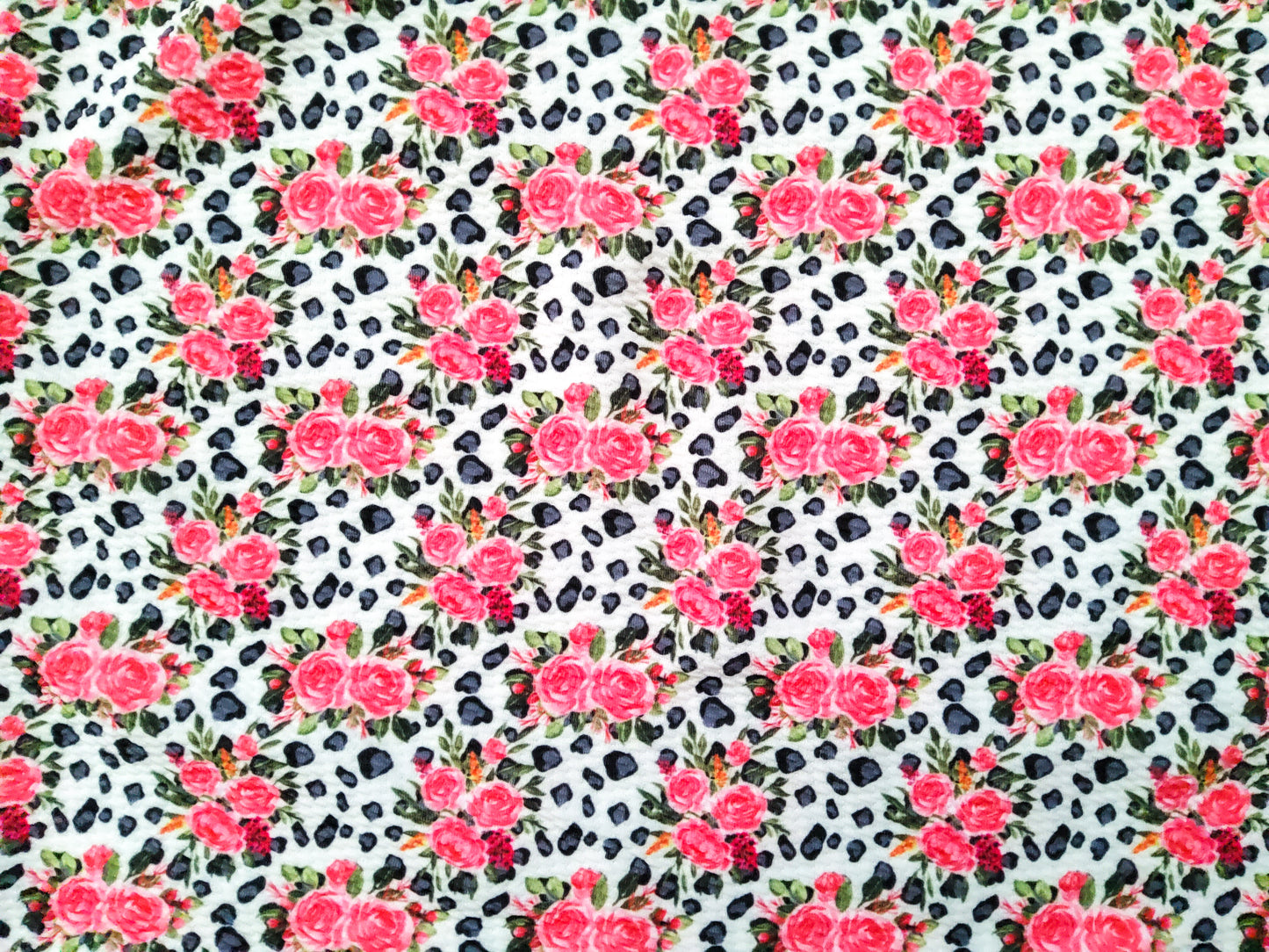 Floral Animal Print Bullet Fabric Strip