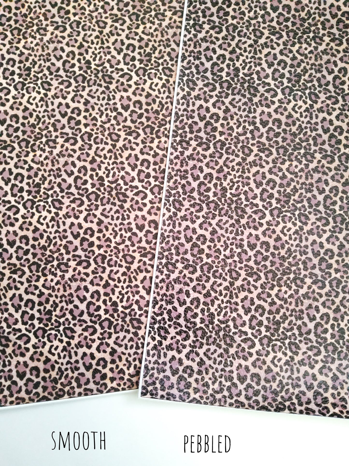 Muted Brown Animal Print 9x12 faux leather sheet