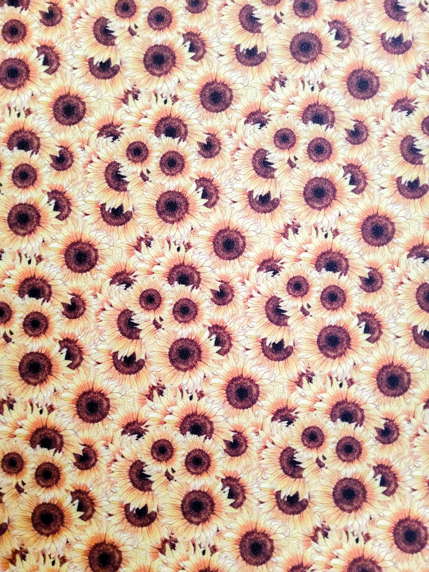 Sunflower Collage 9x12 faux leather sheet