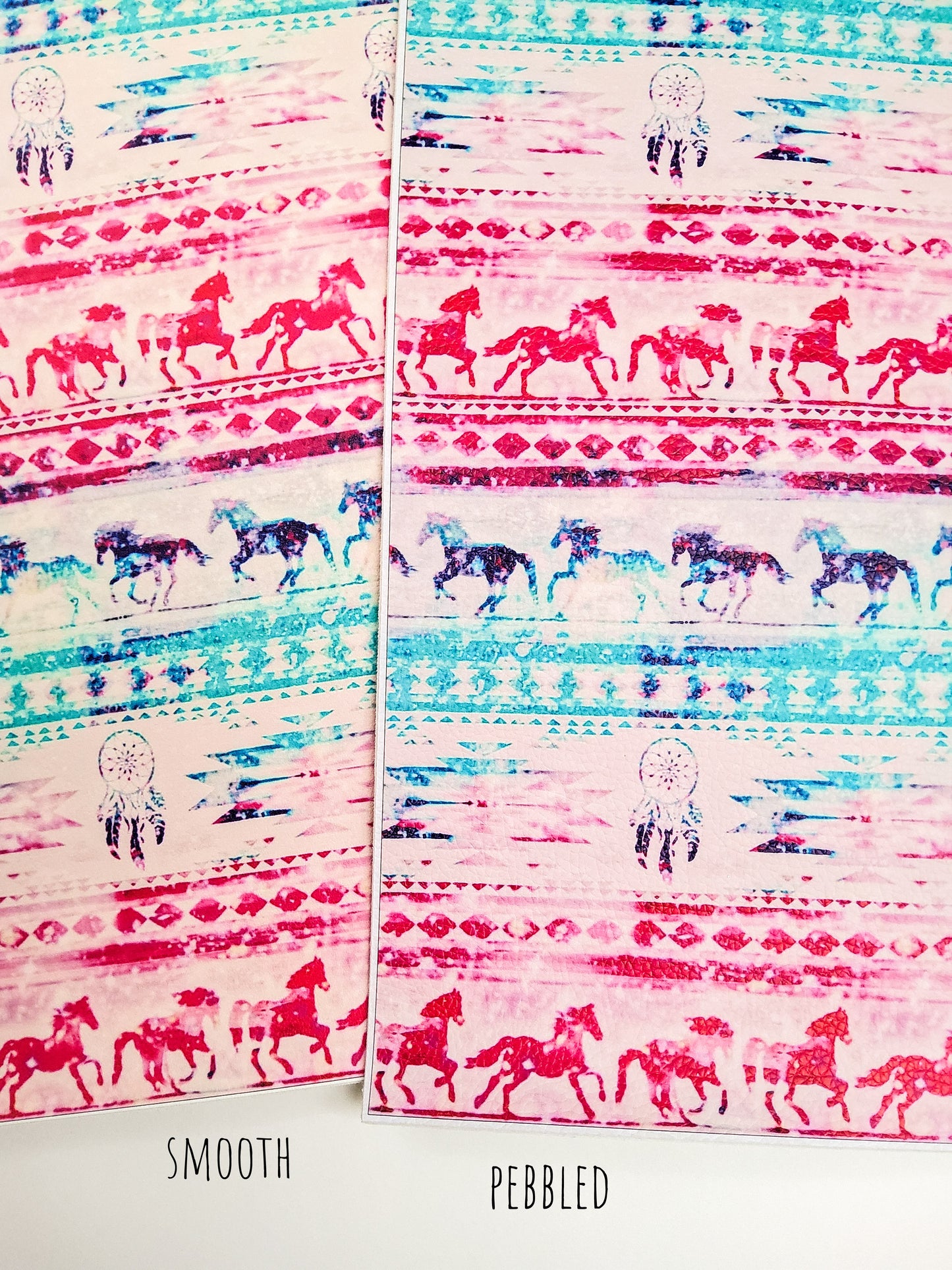 Western Tie Dye 9x12 faux leather sheet