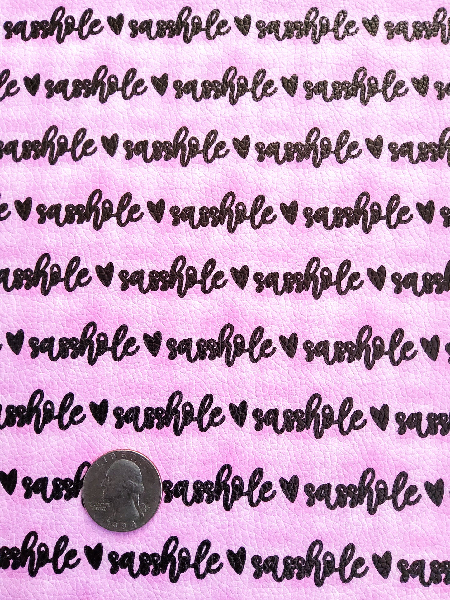 Sasshole 9x12 faux leather sheet