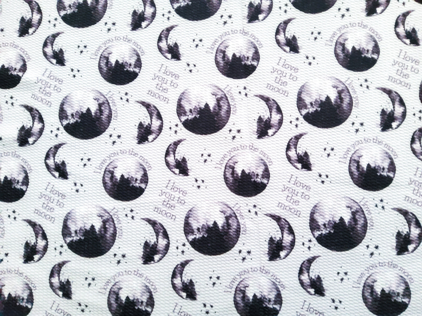 To the Moon Bullet Fabric Strip