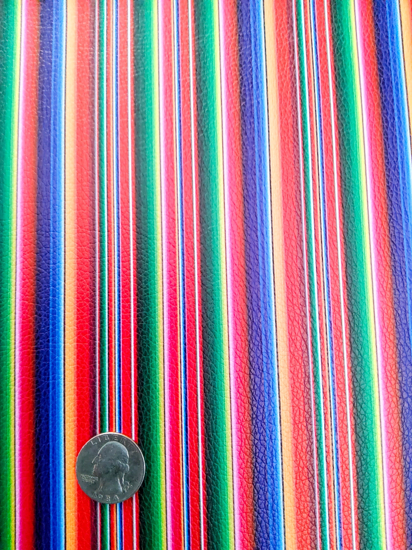 Skinny Serape 9x12 faux leather sheet