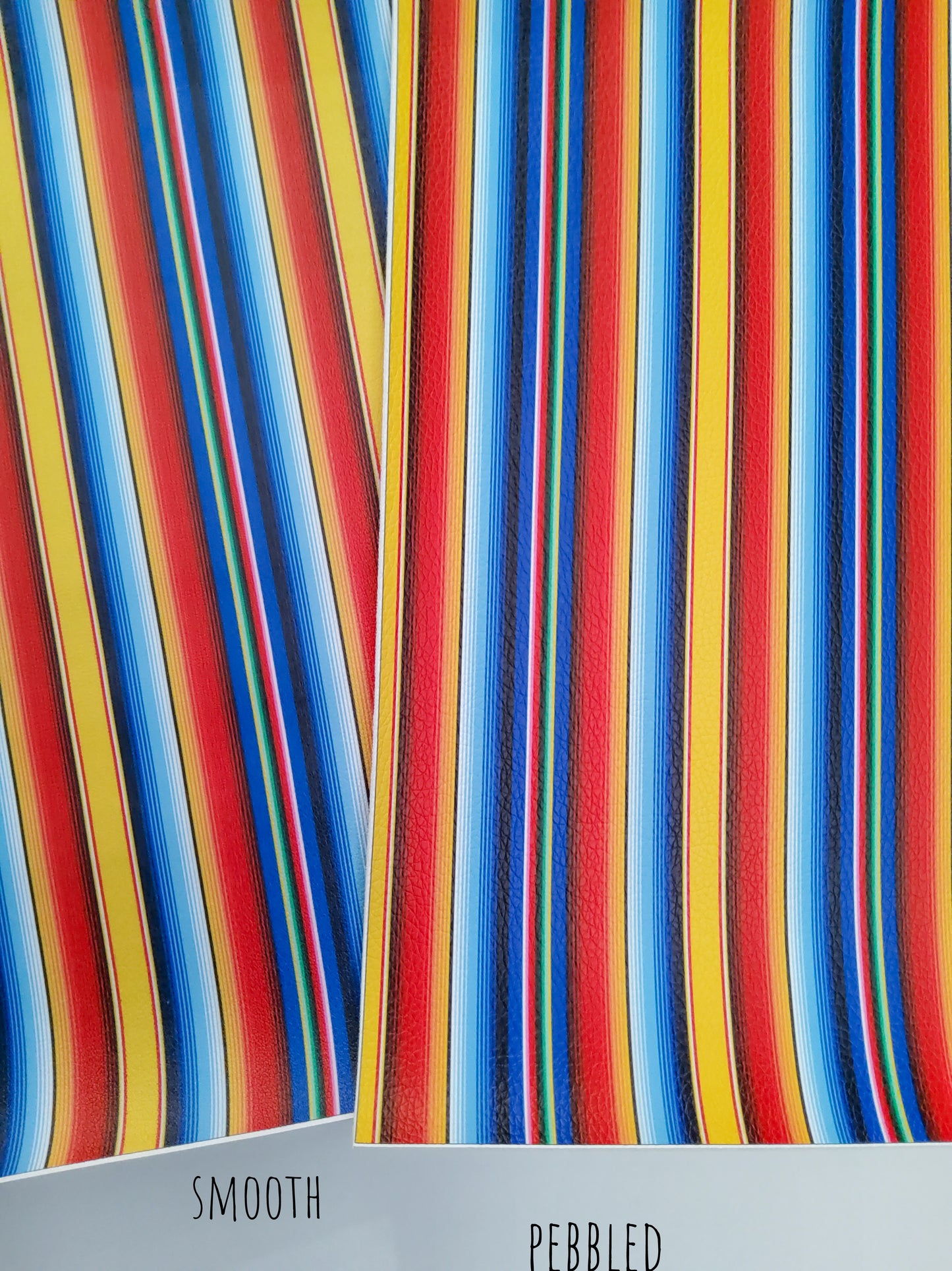 Serape 9x12 faux leather sheet