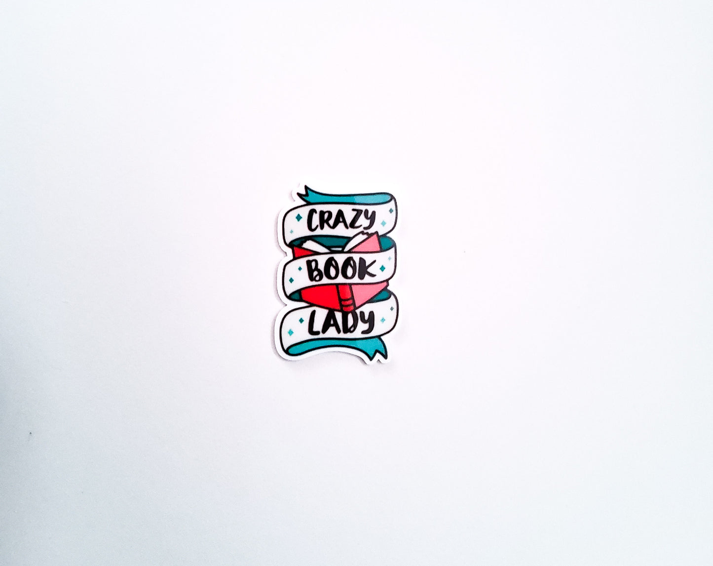 Crazy Book Lady Resin