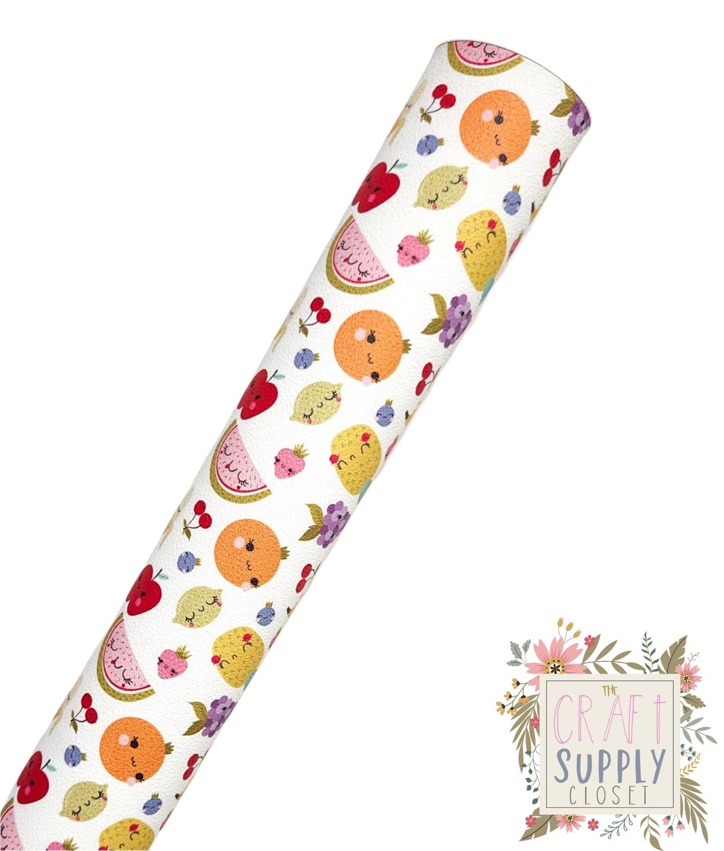 Fruit Medley 9x12 faux leather sheet