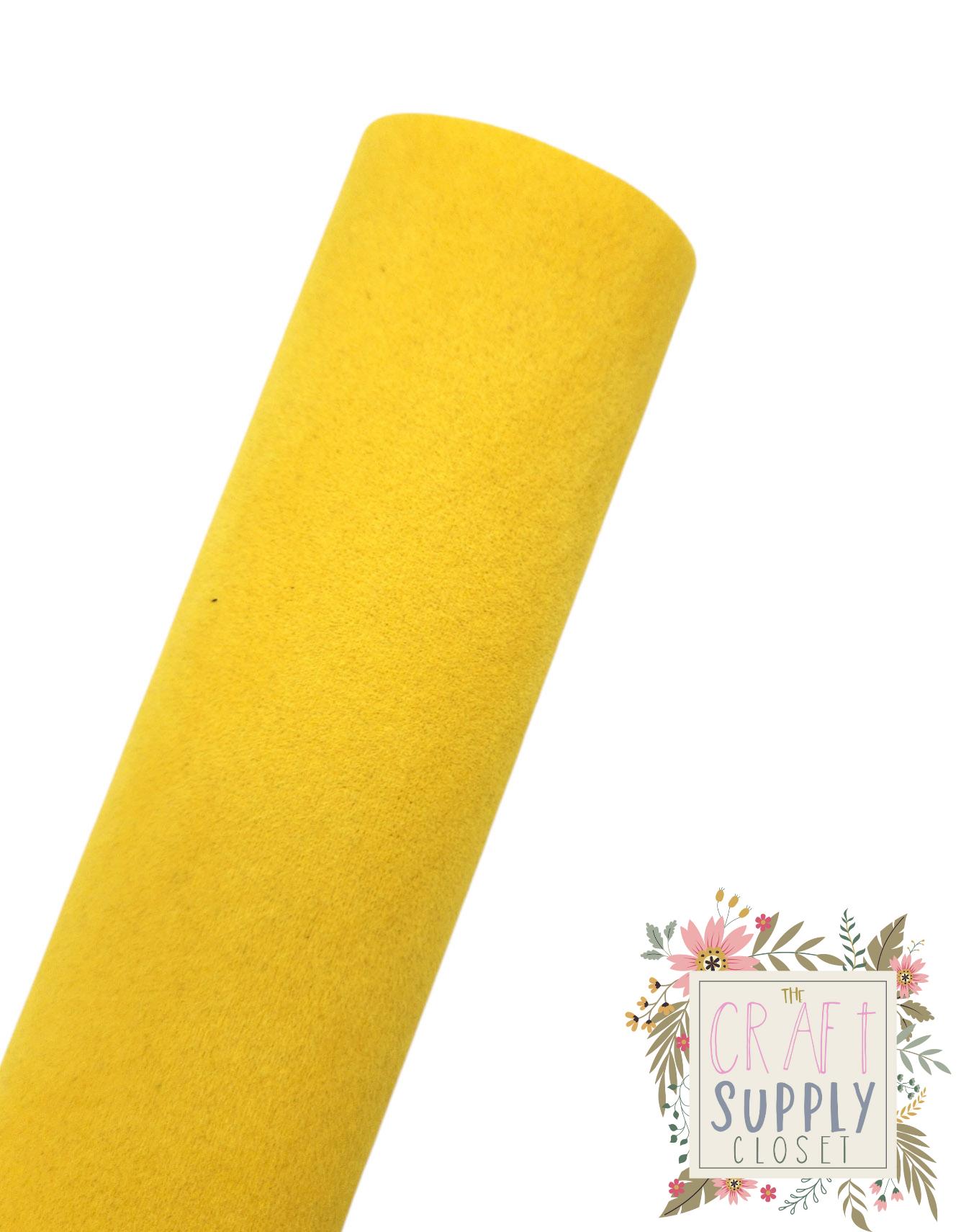 Yellow Suede 9x12 sheet