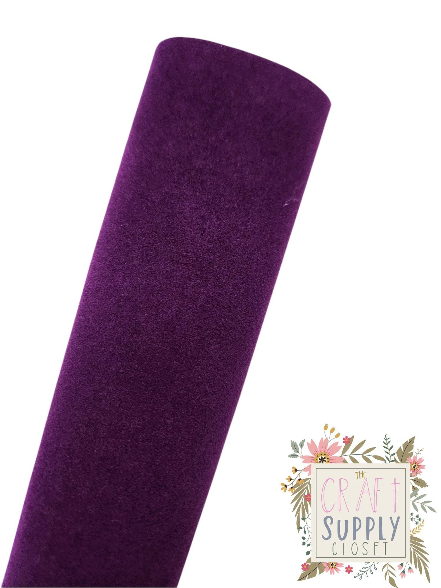 Dark Purple Suede 9x12 sheet