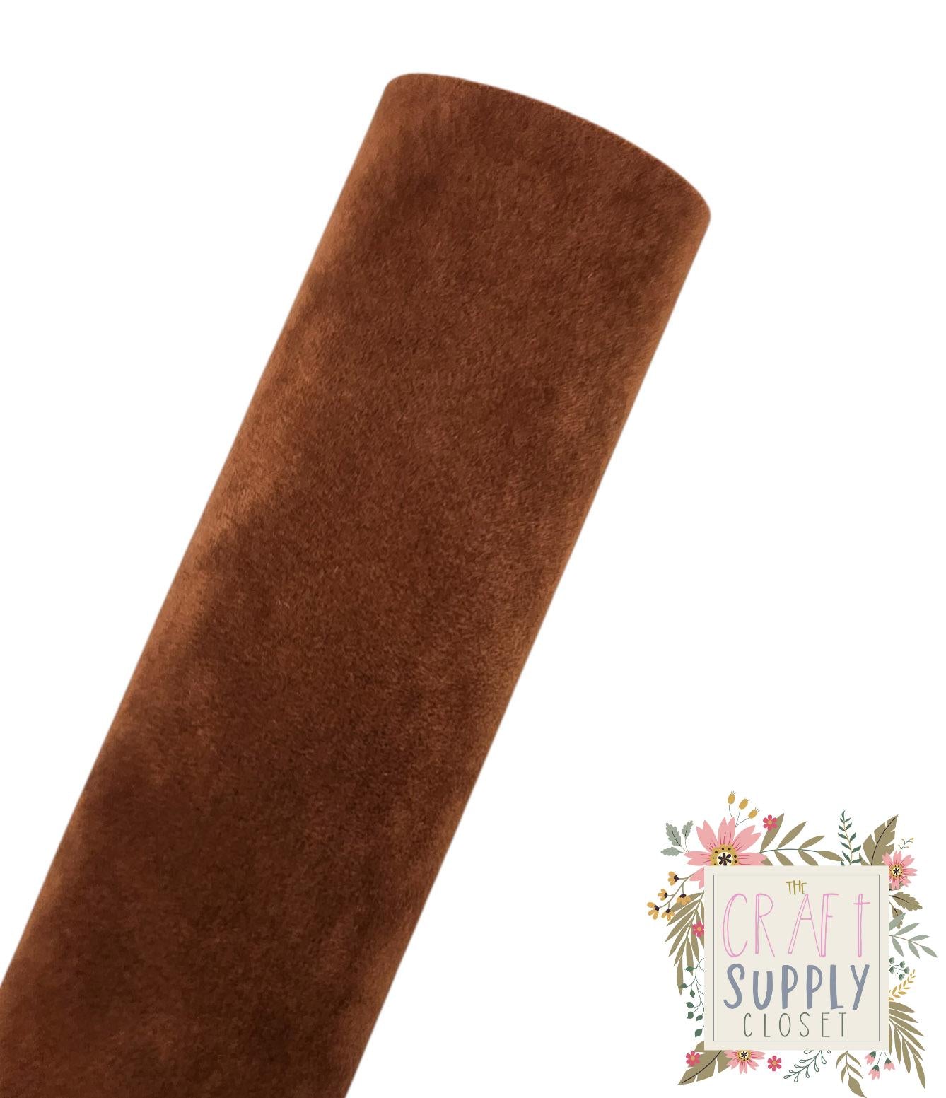 Brown Suede 9x12 sheet