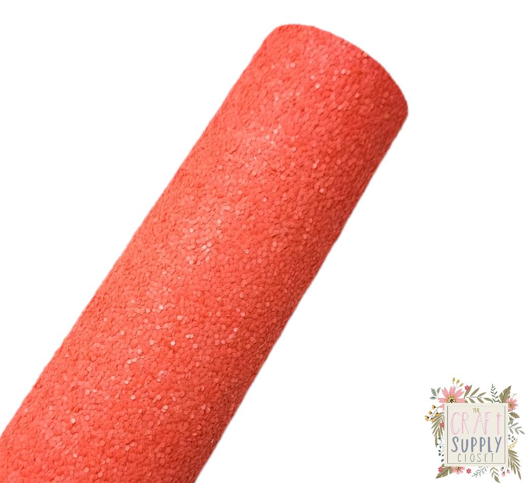 Rising Sun Chunky Glitter 9x12 faux leather sheet