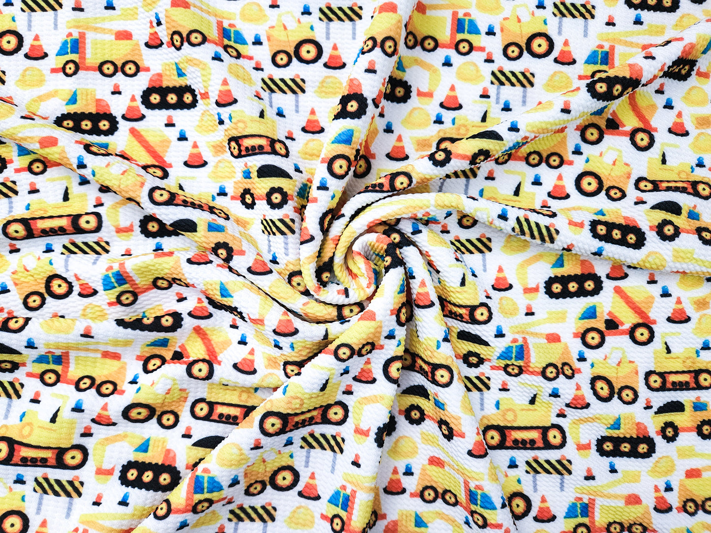 Construction Trucks Bullet Fabric Strip
