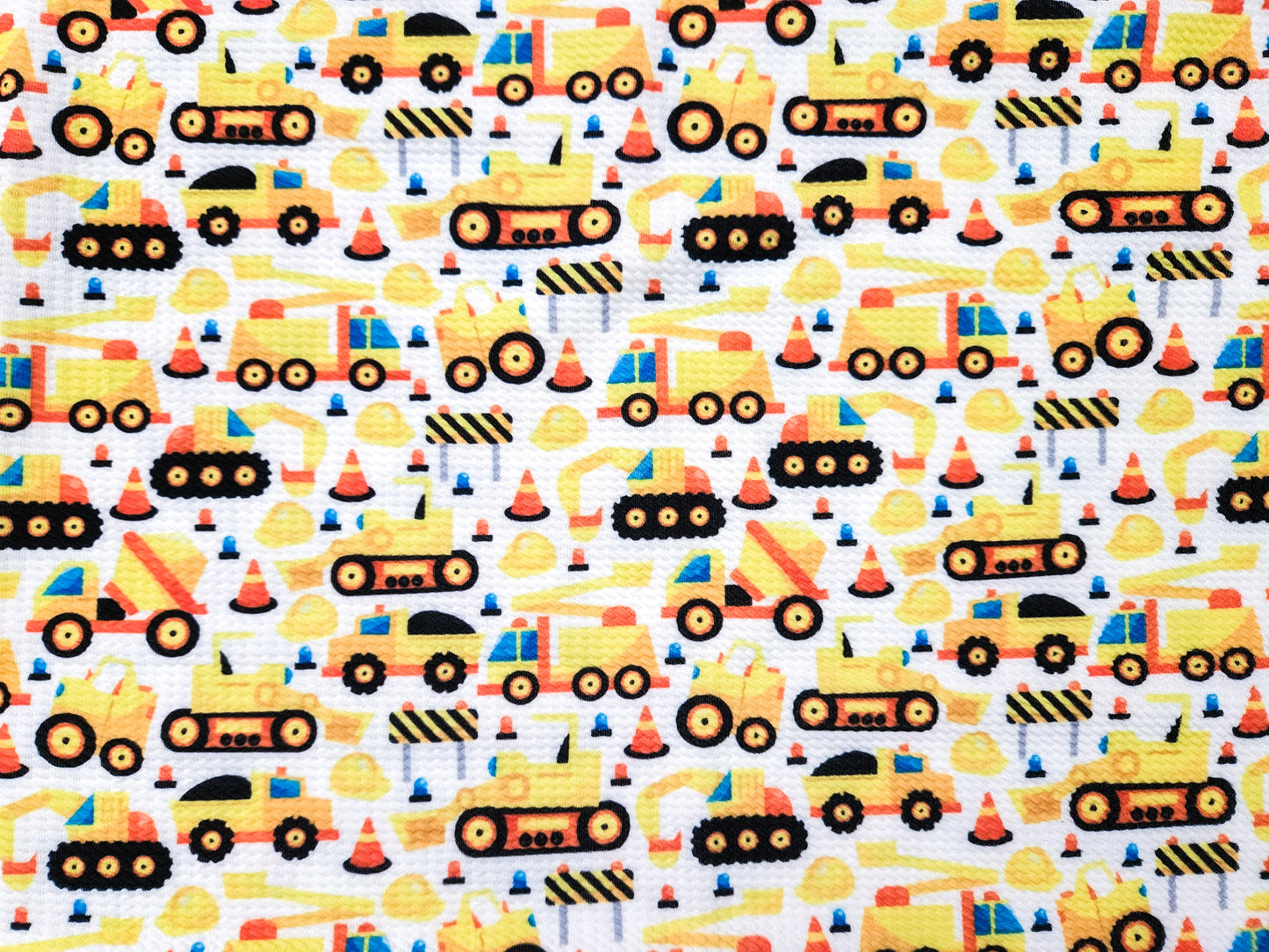 Construction Trucks Bullet Fabric Strip