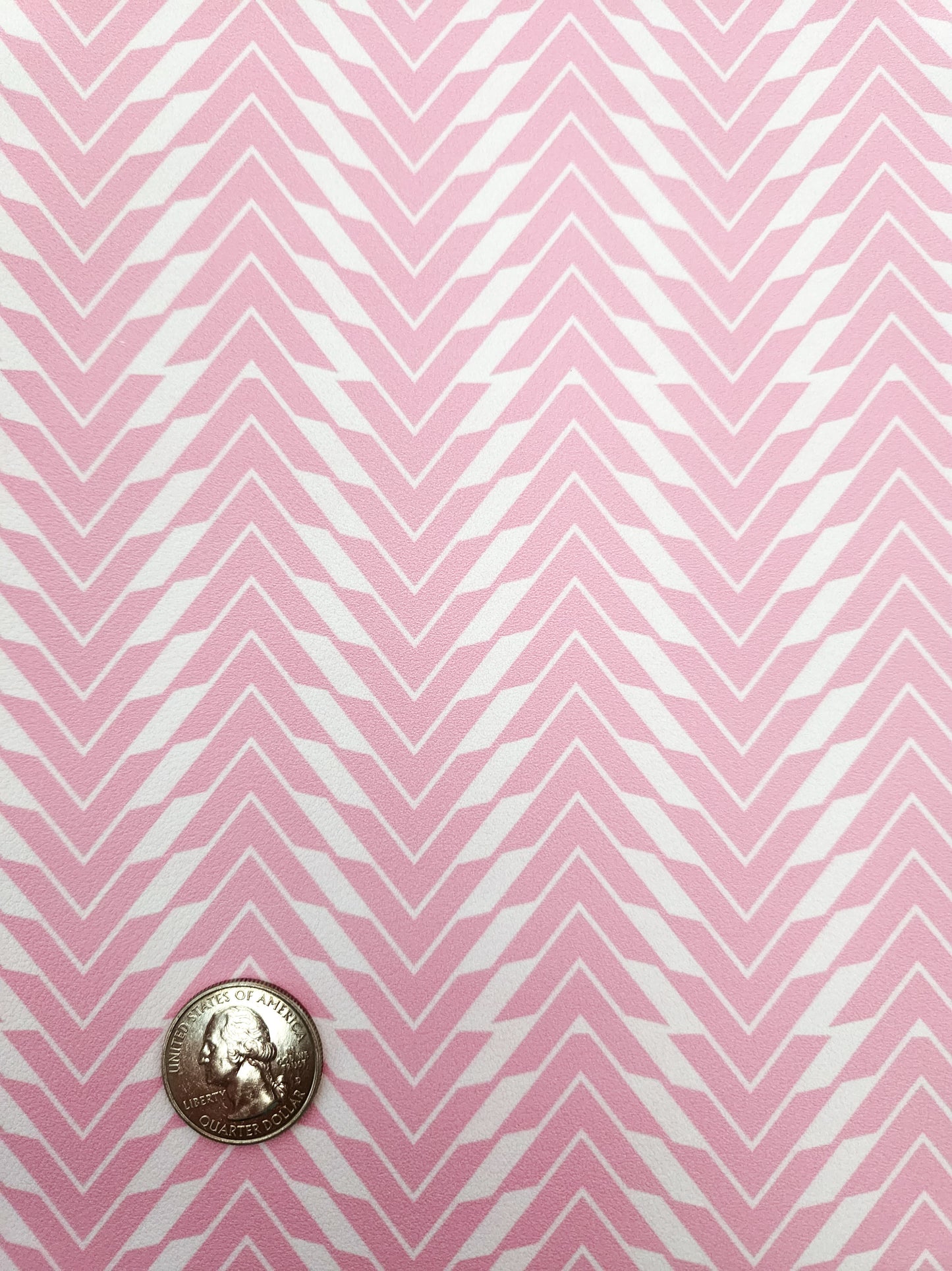 Pink Herringbone 9x12 faux leather sheet