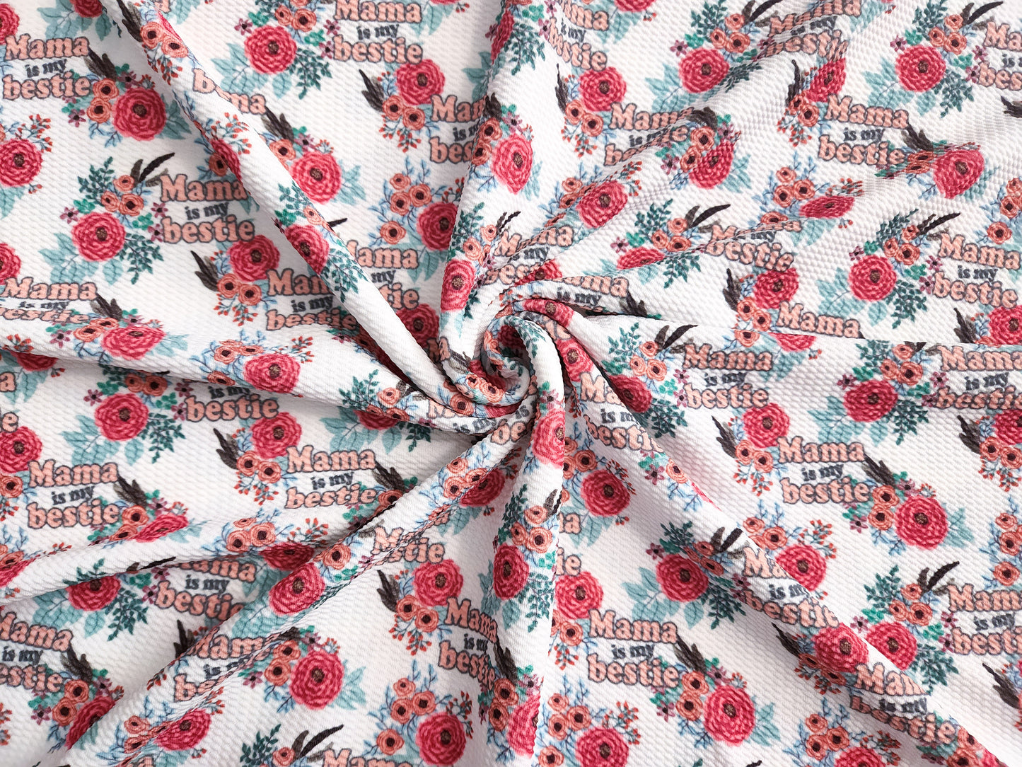 Mama's Bestie Bullet Fabric Strip