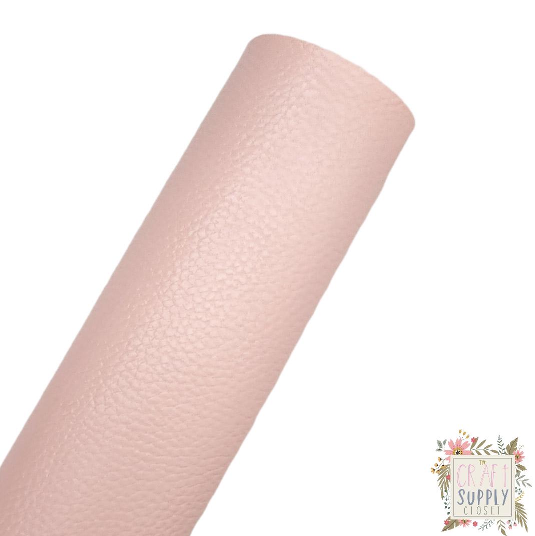 Light Pink Pebbled 9x12 faux leather sheet