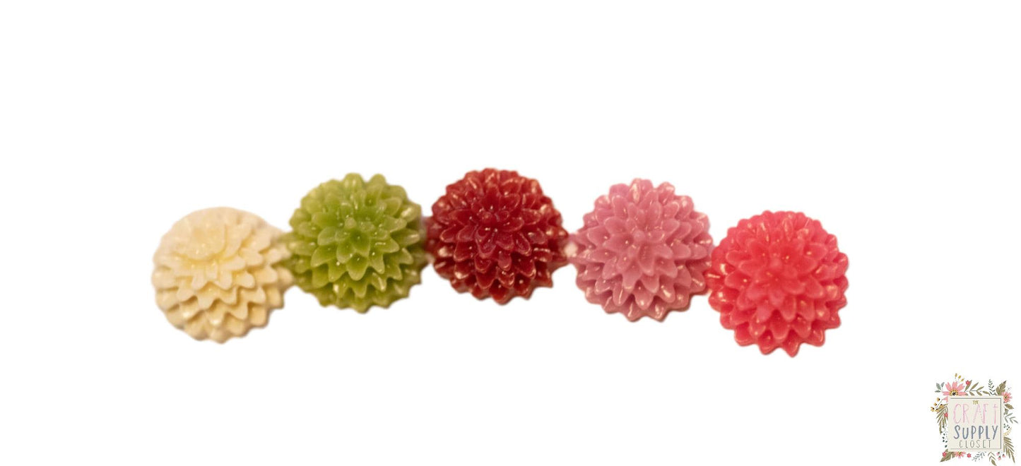 Tiny Flower Resins - Set of 10